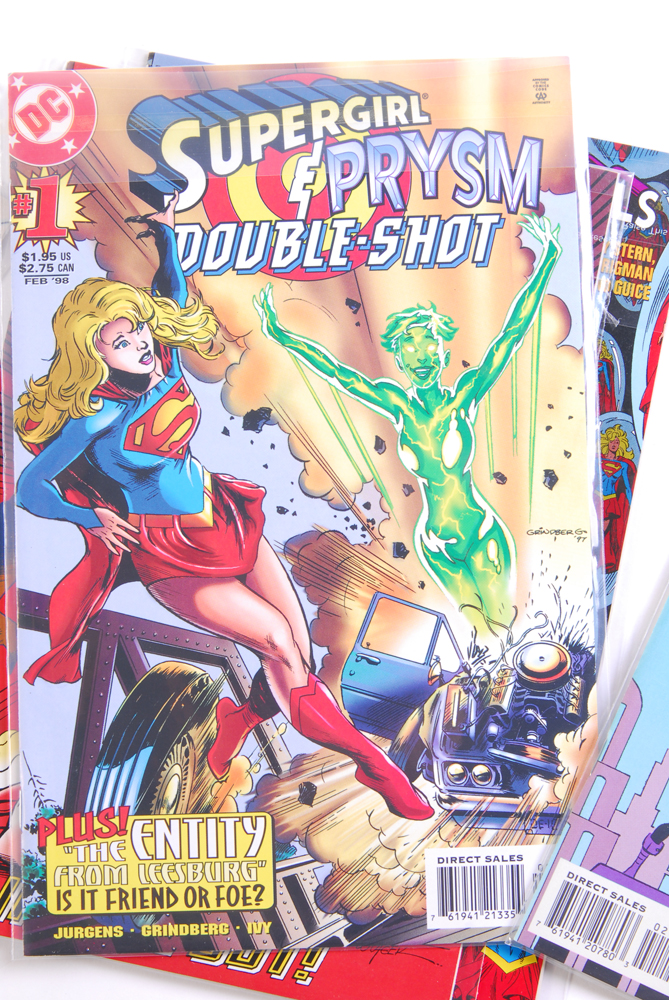 Modern DC Supergirl and Superboy Comics