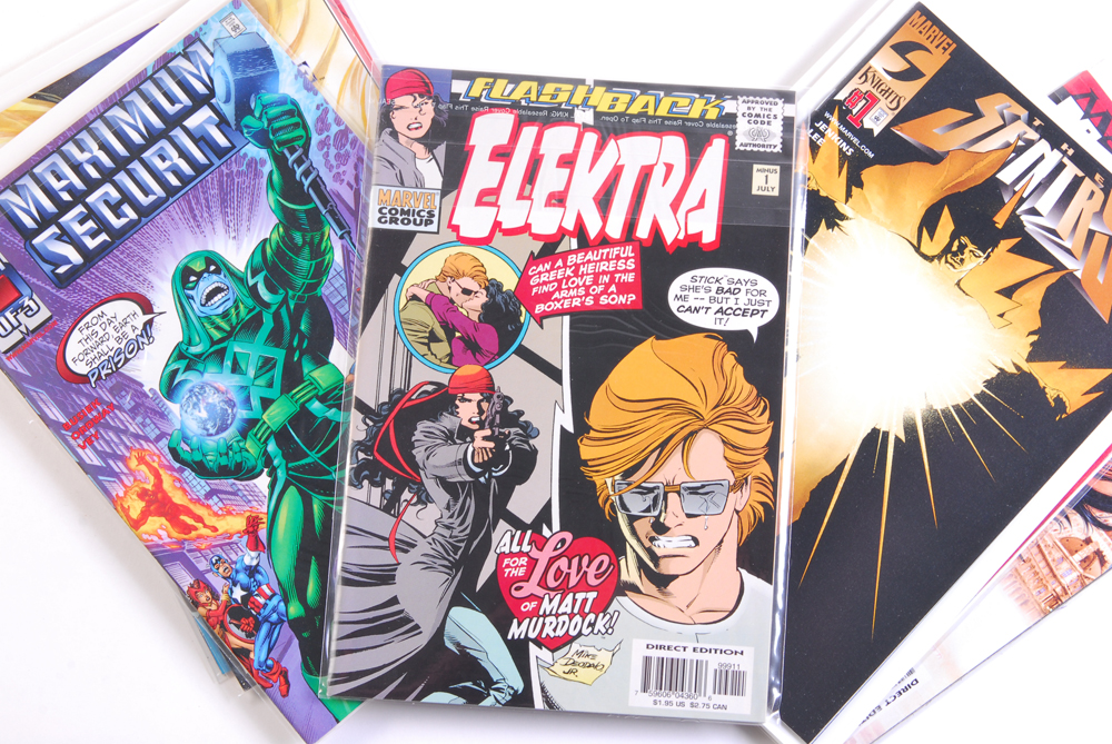 Group of Modern Marvel Comics