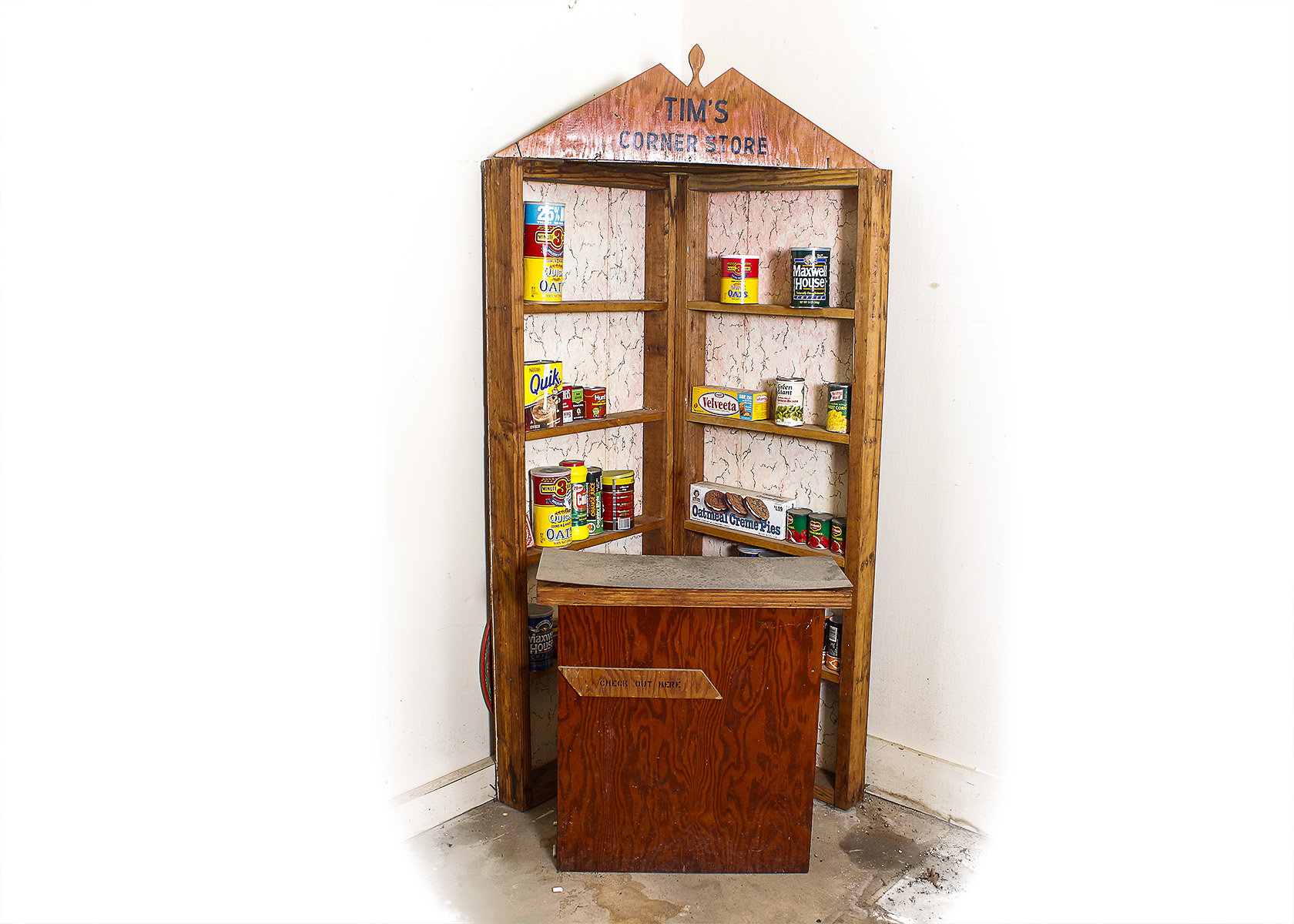 "Tim's Corner Store" Pretend Grocery Store