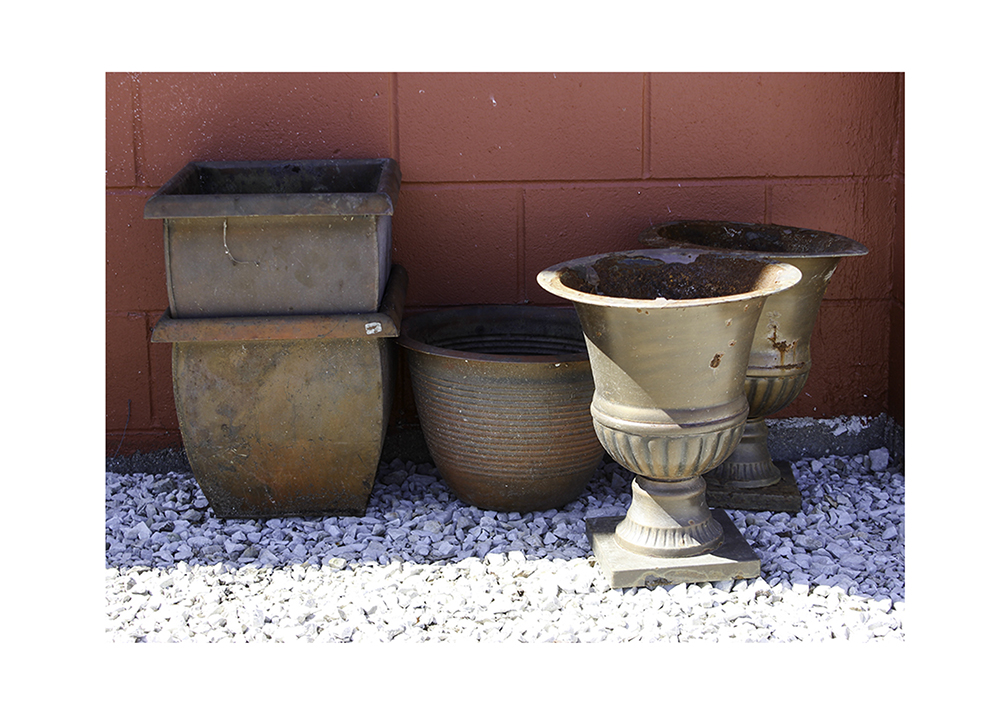 Collection of Metal Planters