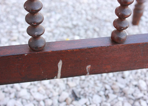 Antique Jenny Lind Style Spindle Spool Baby Crib