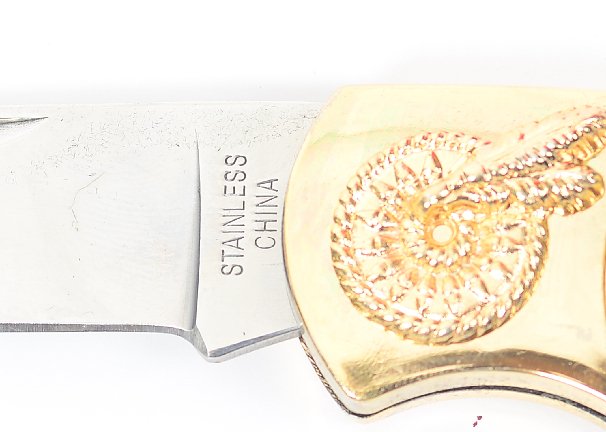 Civil War Motif Pocket Knife