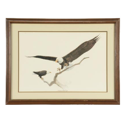 Tom Dunnington Print "American Bald Eagle"