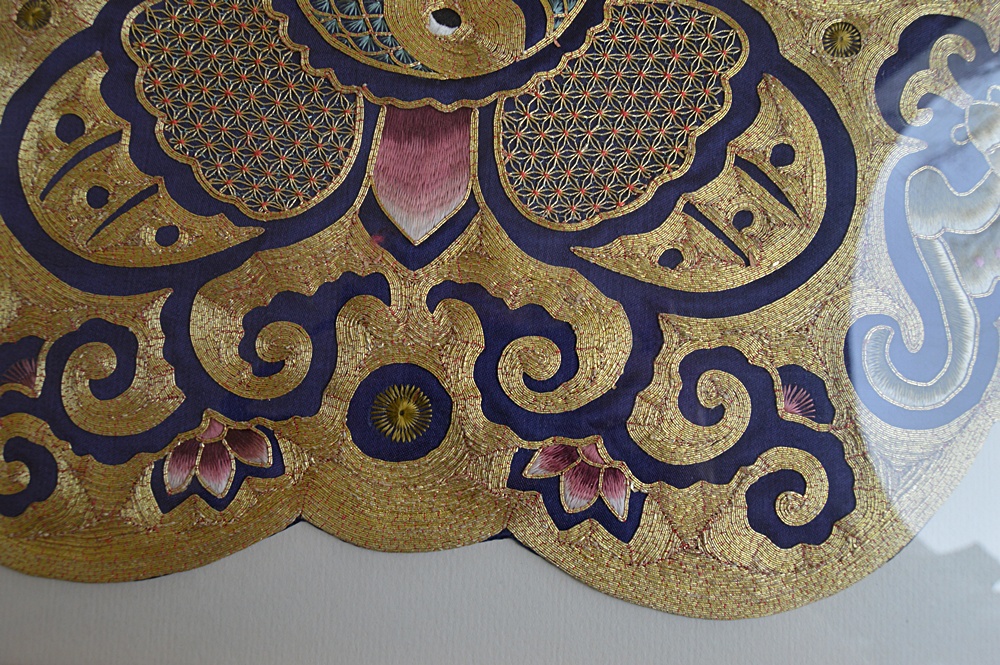 Pair of Framed Embroidered Chinese Silks