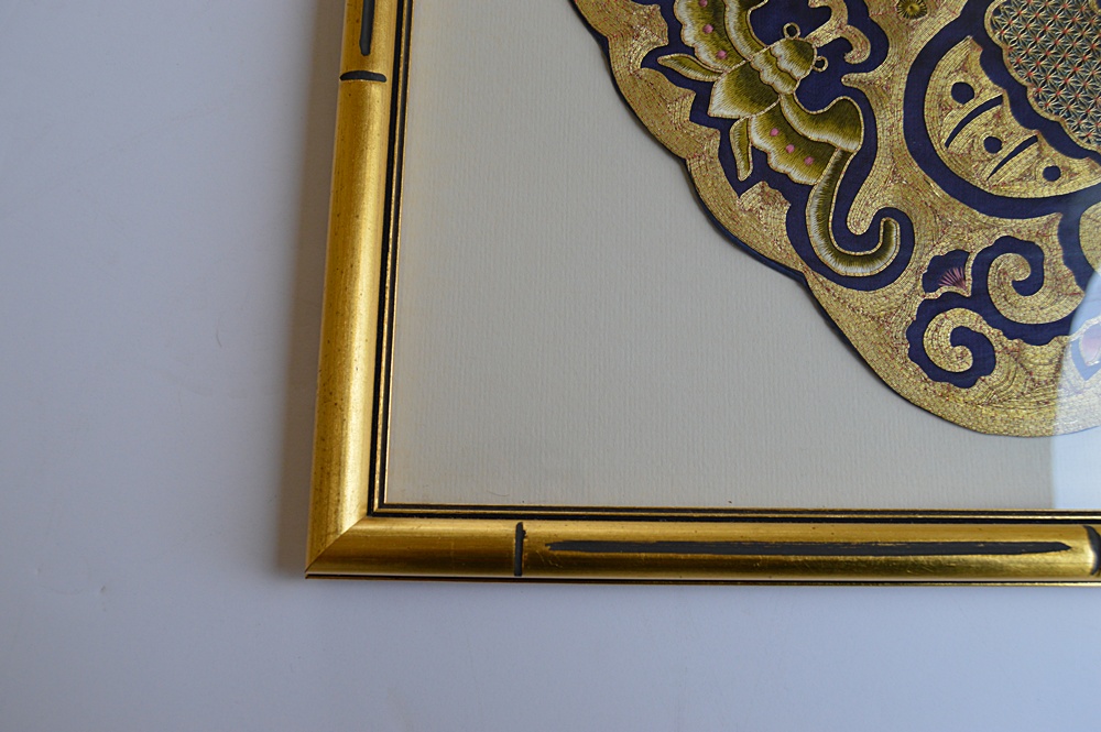 Pair of Framed Embroidered Chinese Silks