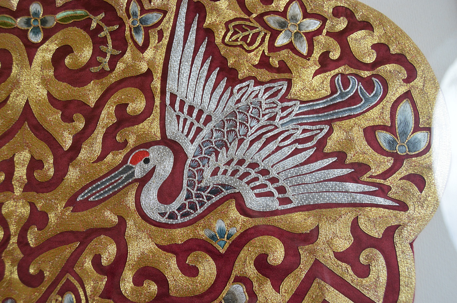 Pair of Framed Embroidered Chinese Silks