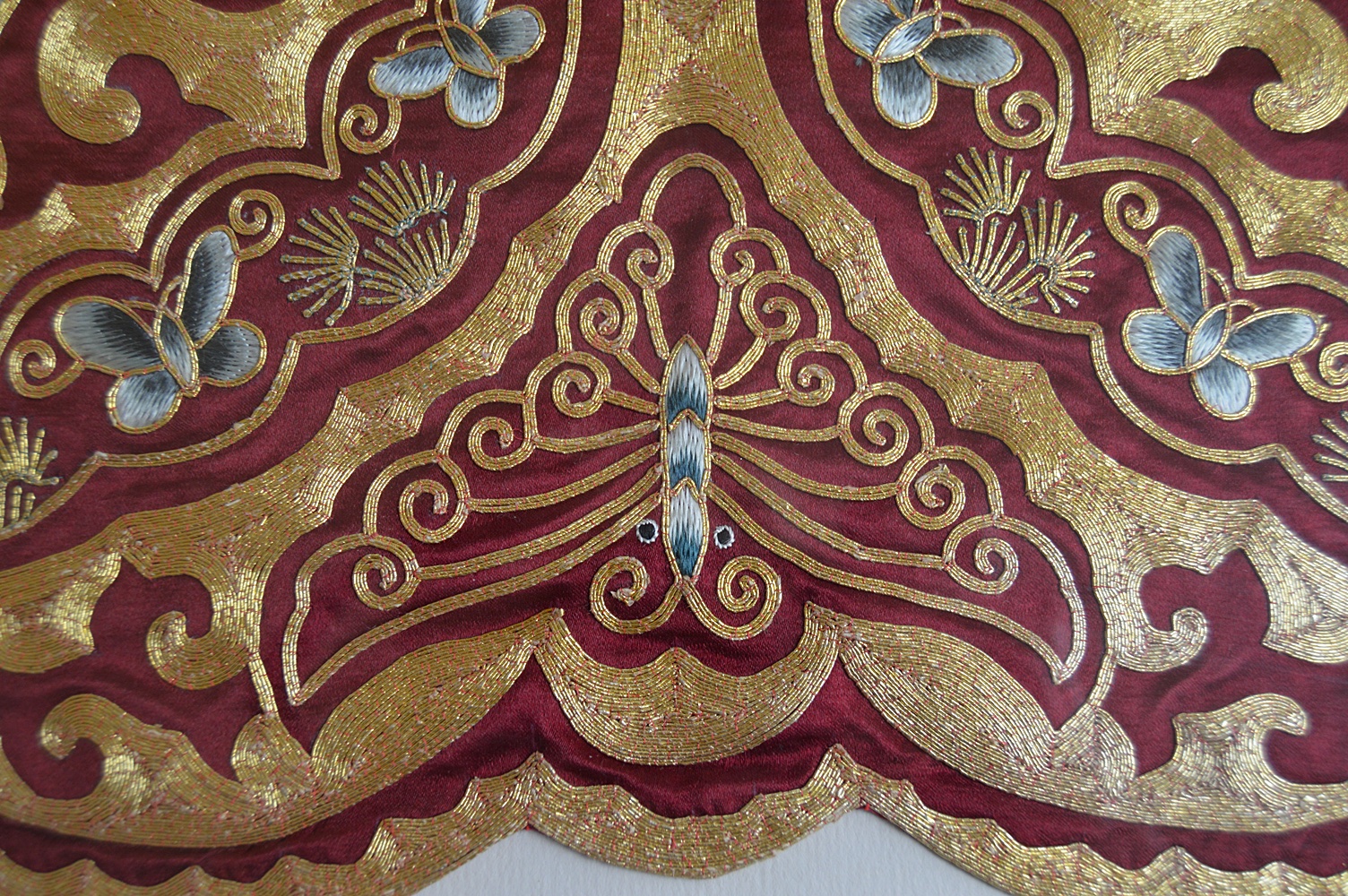 Pair of Framed Embroidered Chinese Silks