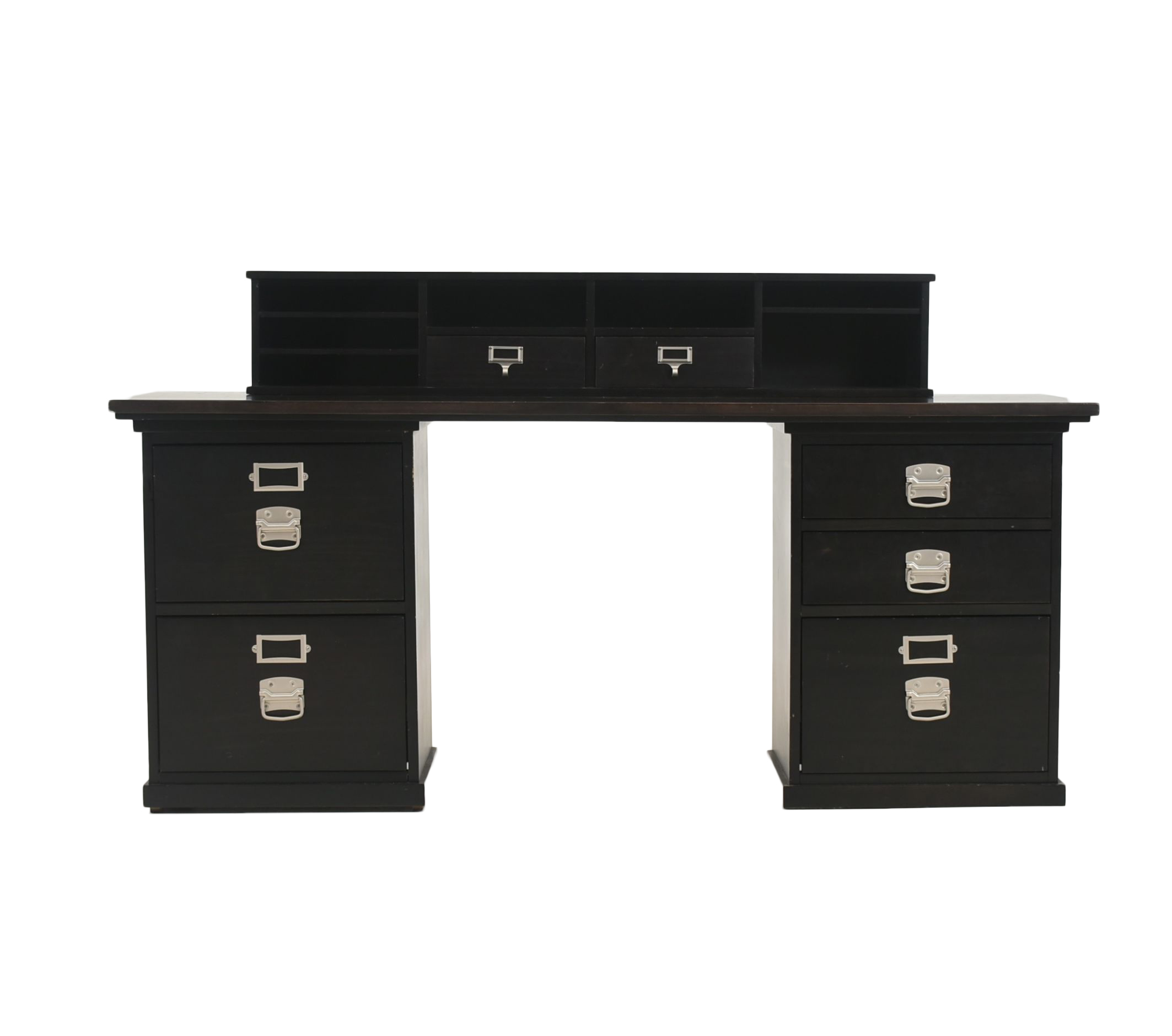 Pottery barn top double desk