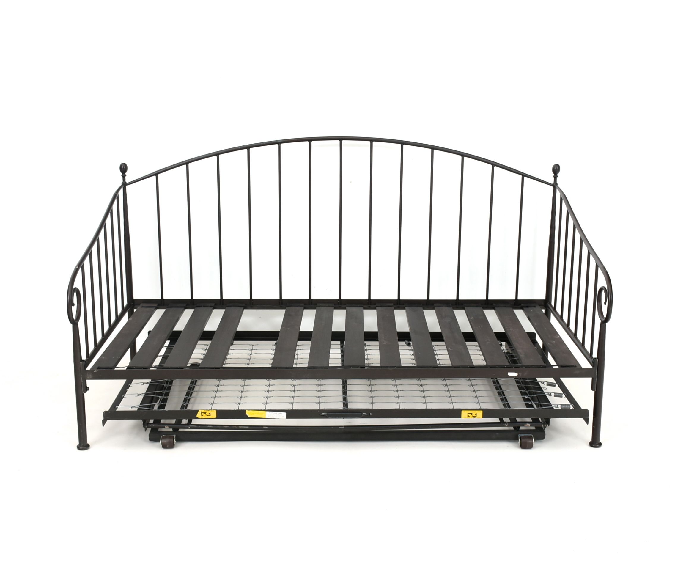 Crate & Barrel Wrought Iron Trundle Daybed