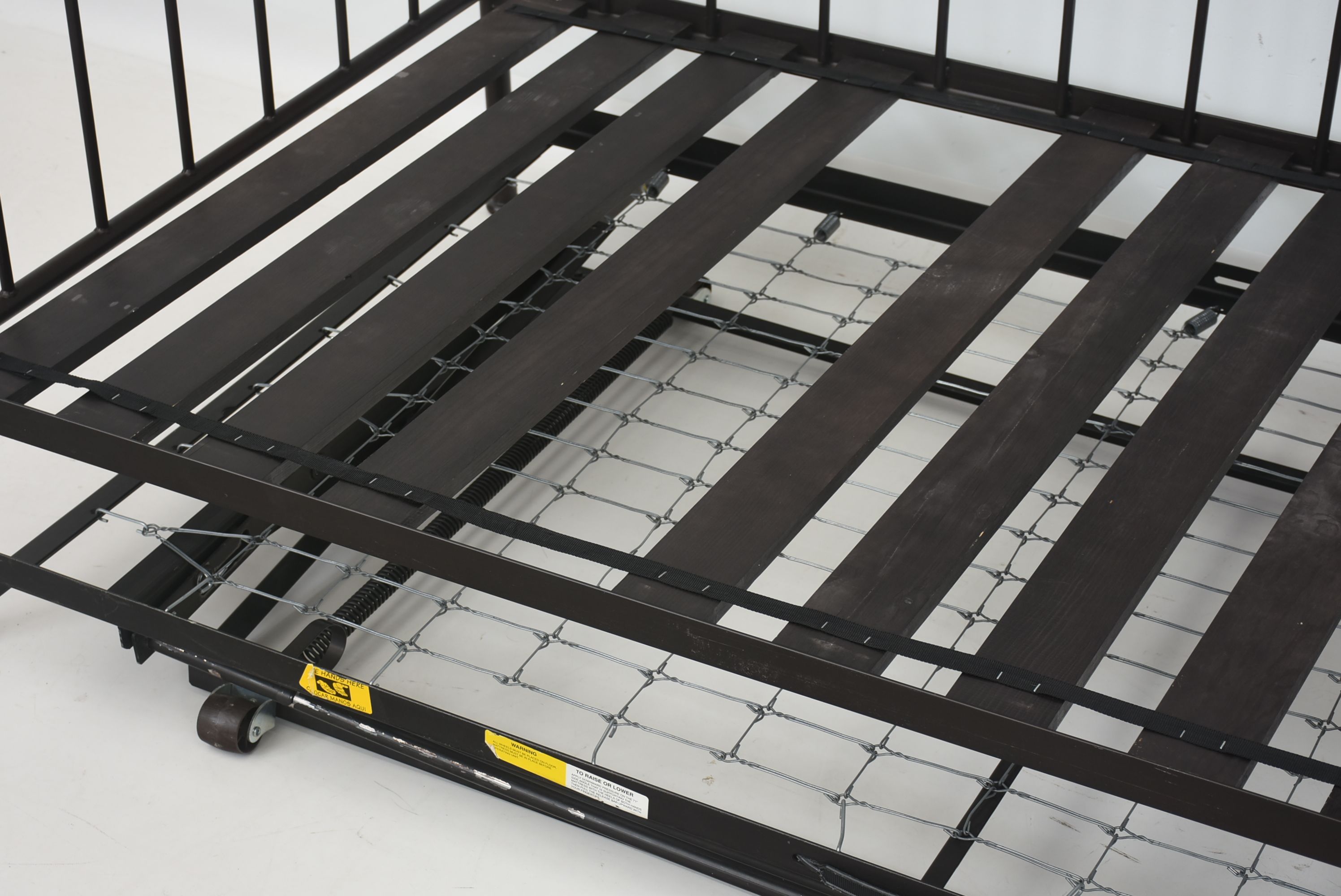 Crate & Barrel Wrought Iron Trundle Daybed