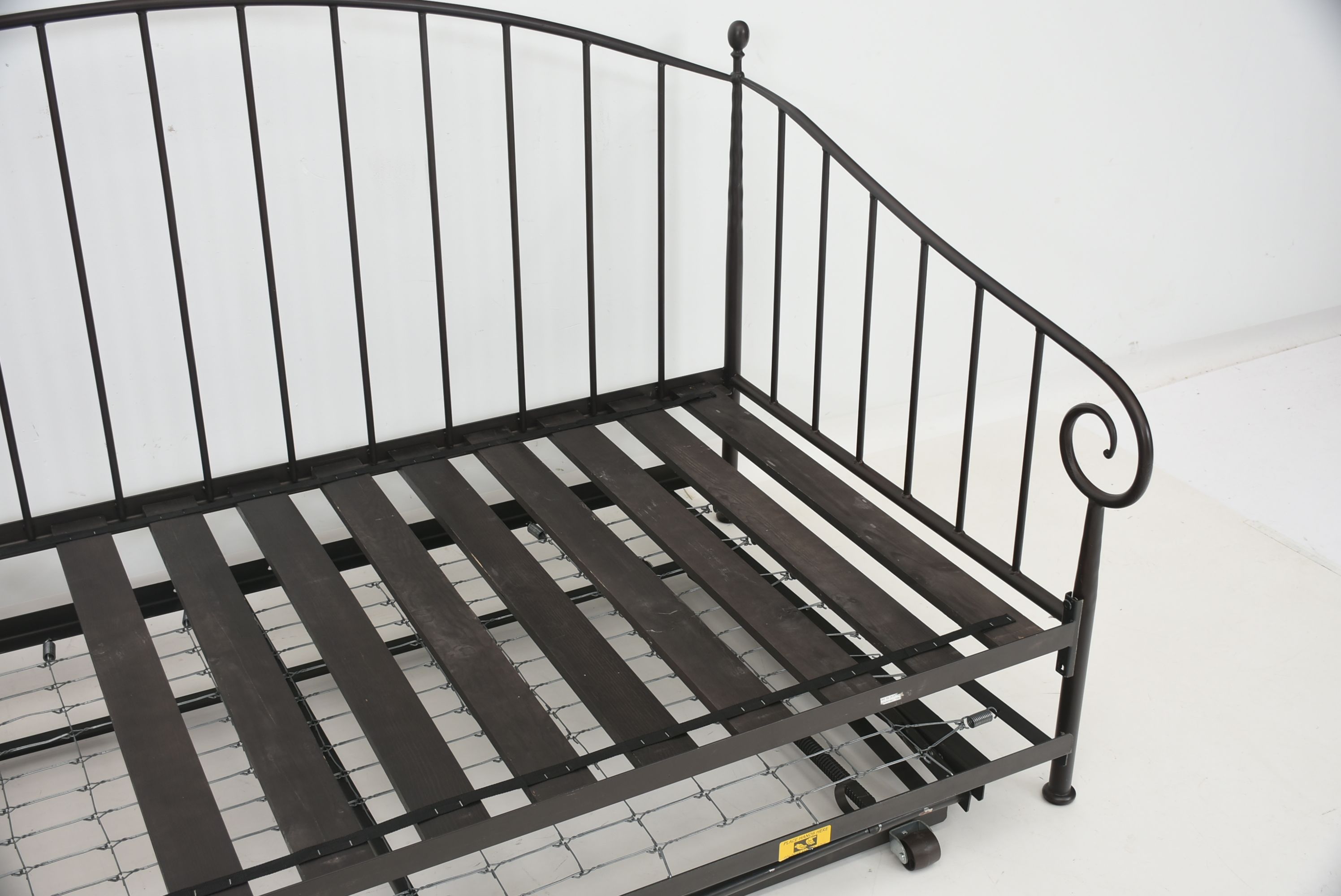 Crate & Barrel Wrought Iron Trundle Daybed