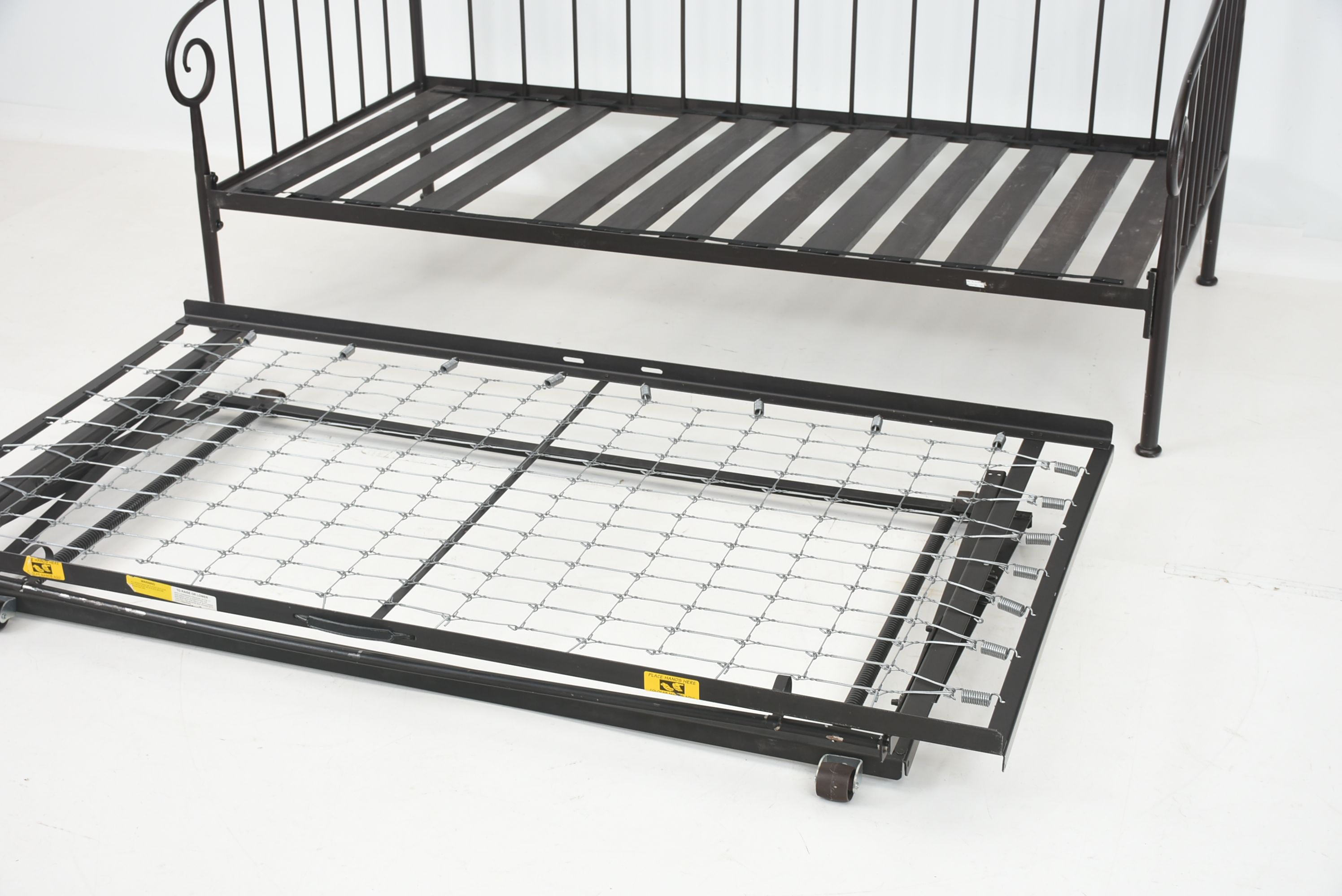 Crate & Barrel Wrought Iron Trundle Daybed