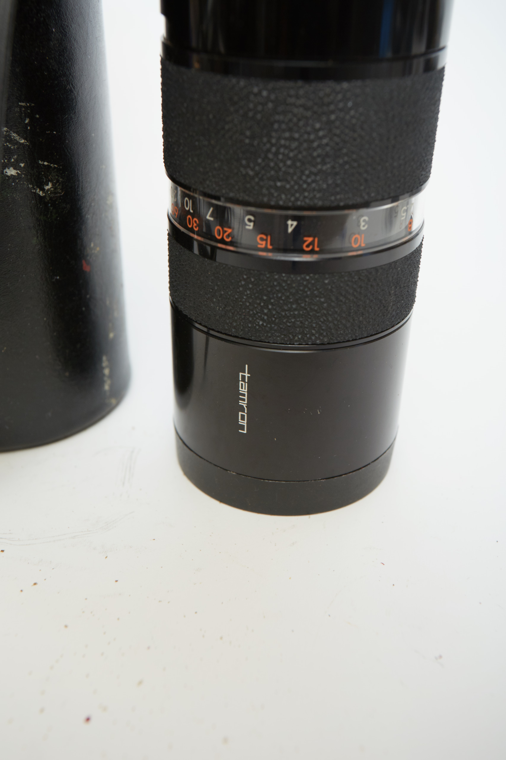 Vintage Olympus OM-1 SLR Camera with Three Lenses