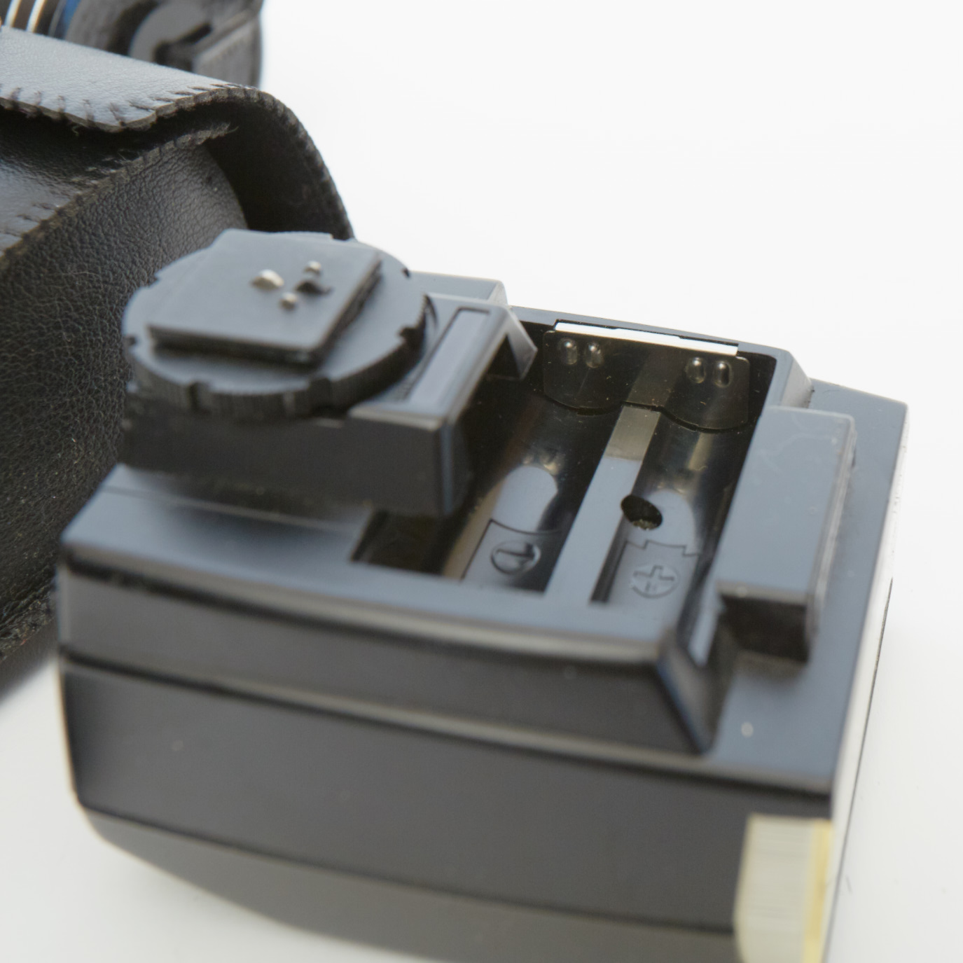 Vintage Olympus OM-1 SLR Camera with Three Lenses