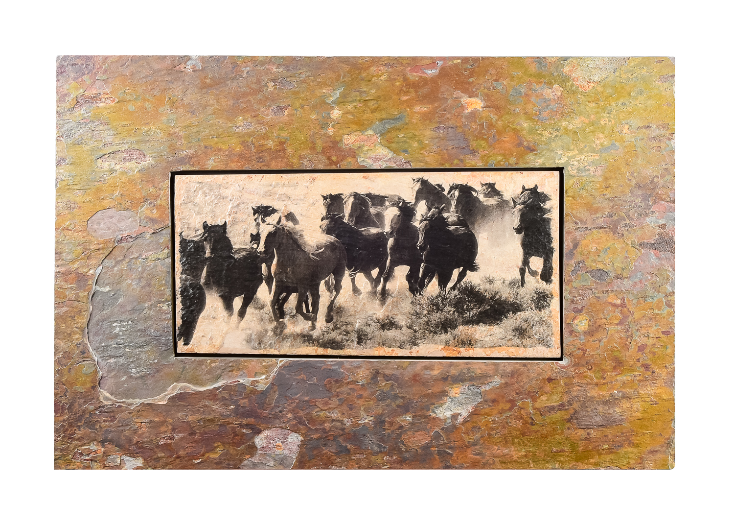 Slate Tile Art "On The Move"