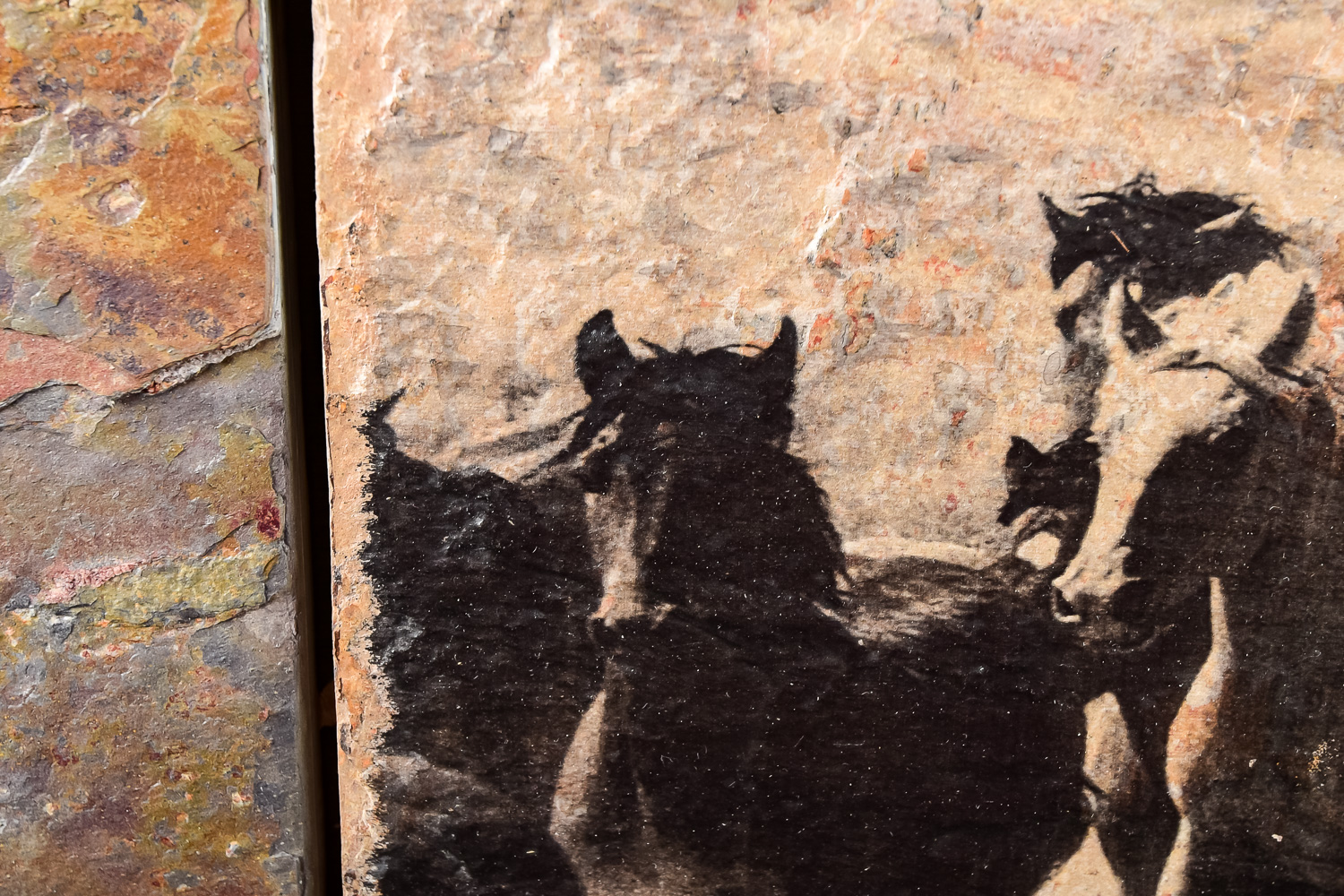 Slate Tile Art "On The Move"