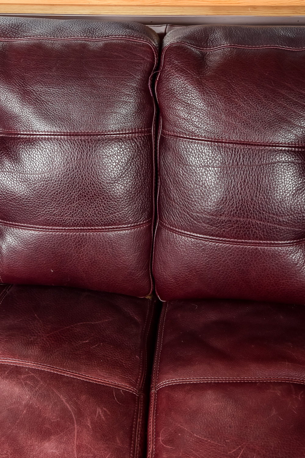 Plush Leather Sofa