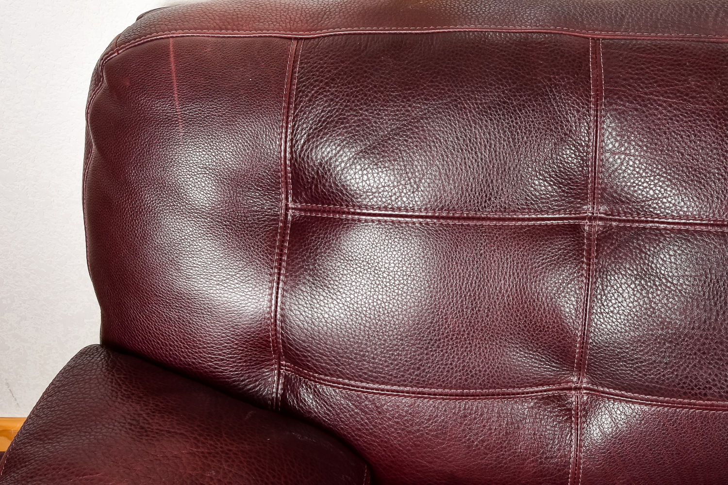 Plush Leather Sofa