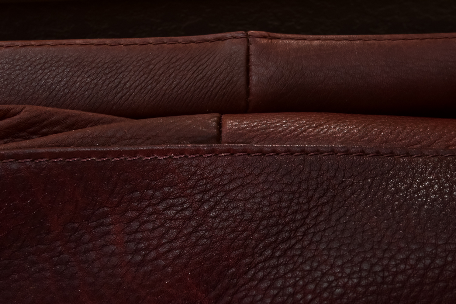 Plush Leather Sofa
