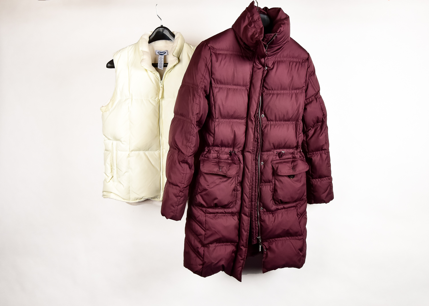 Puffer Coat and Vest Duo