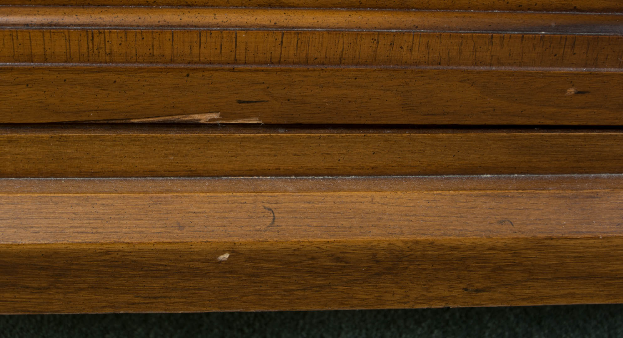 White Fine Furniture Dresser with Two Panel Wall Mirrors