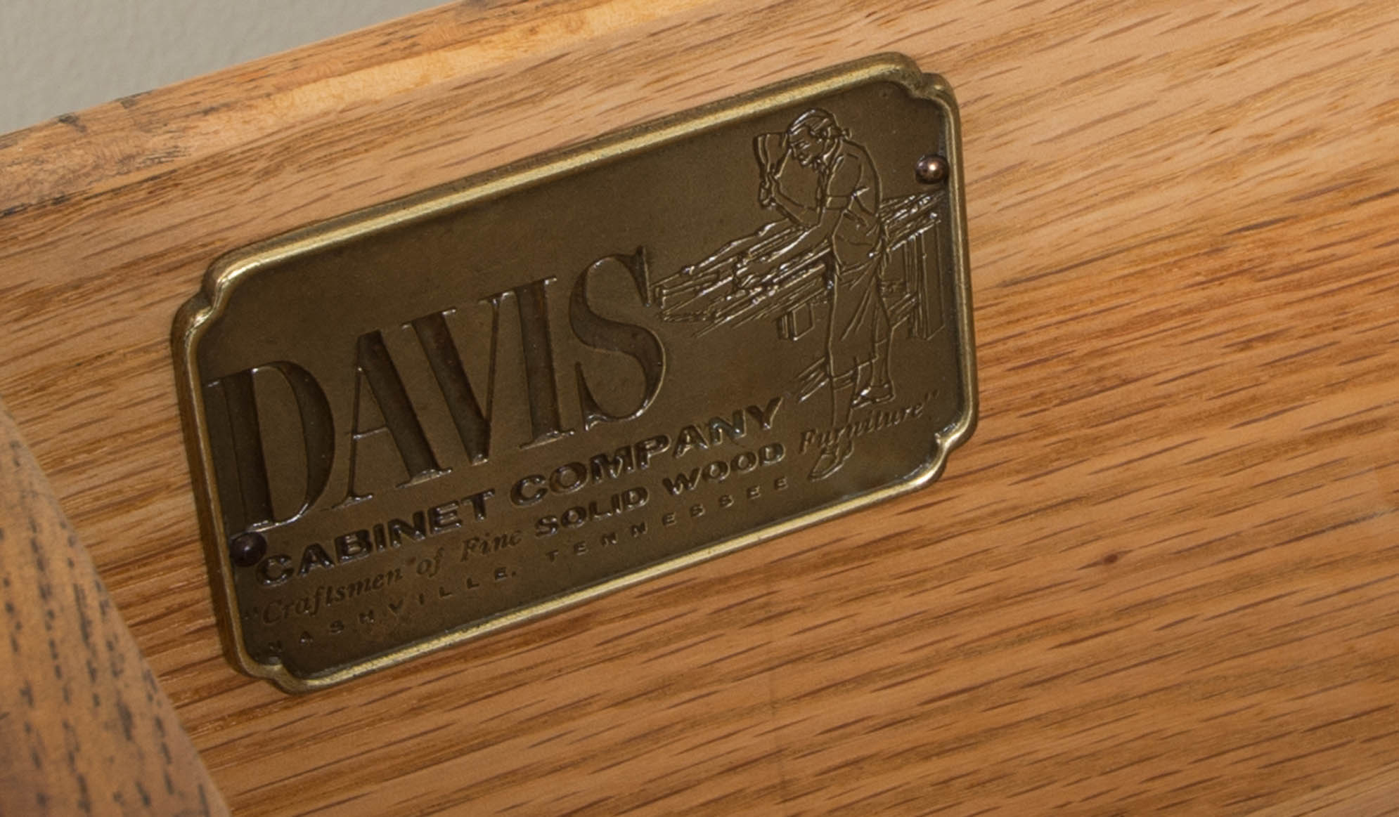 Mid-Century Style Dresser and Mirror by Davis Cabinet Company