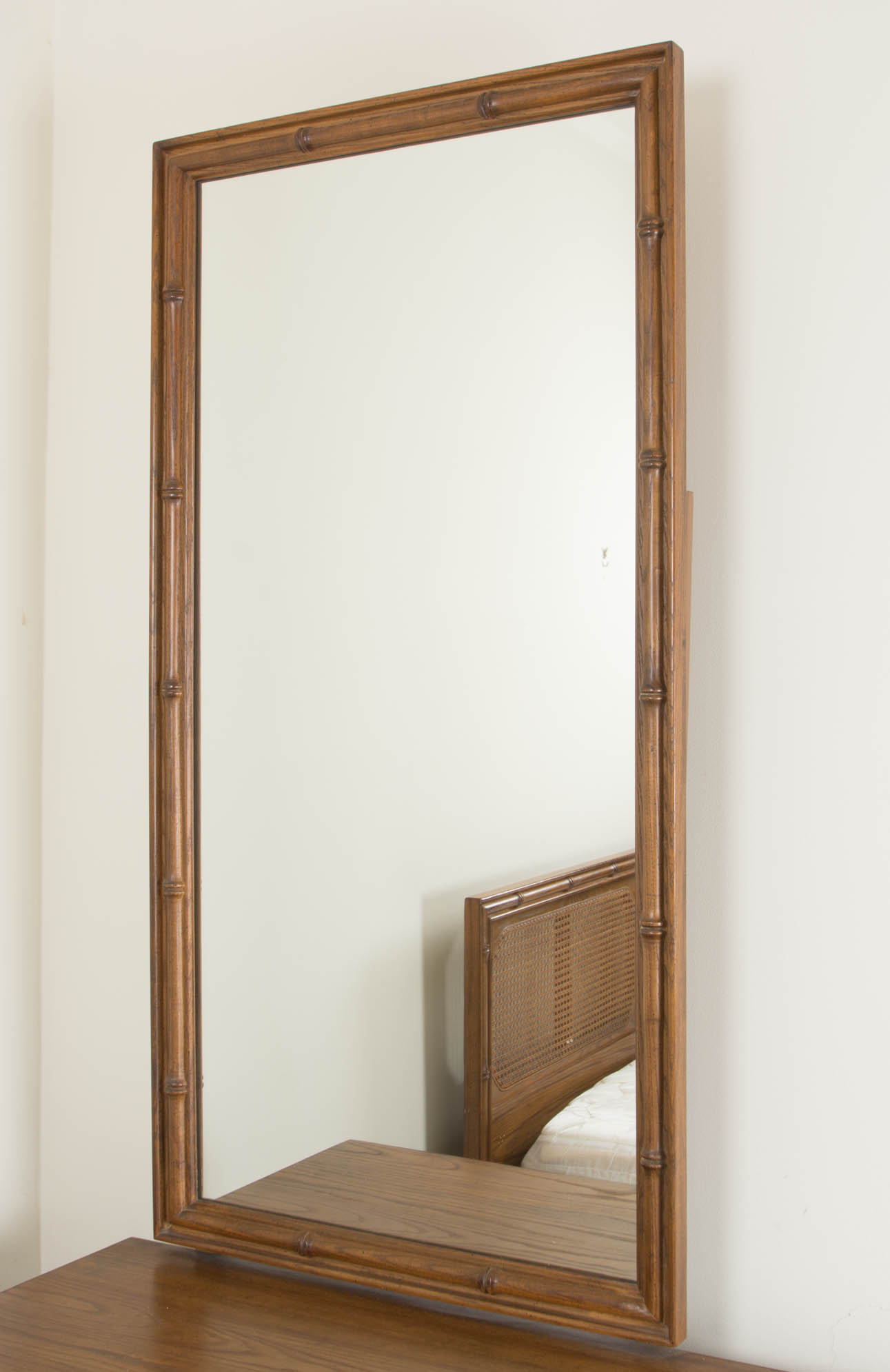Mid-Century Style Dresser and Mirror by Davis Cabinet Company