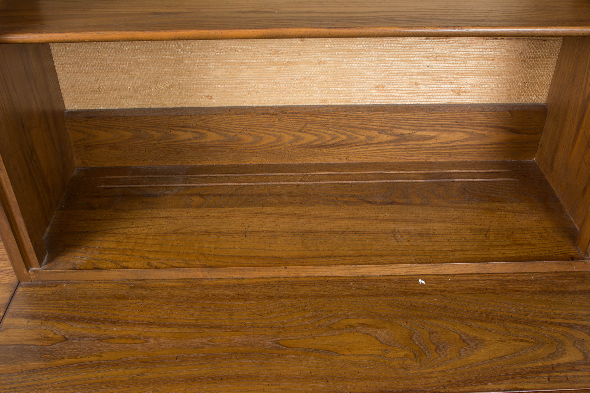 Mid-Century Style Bookcase with Storage by Davis Cabinet Comapny