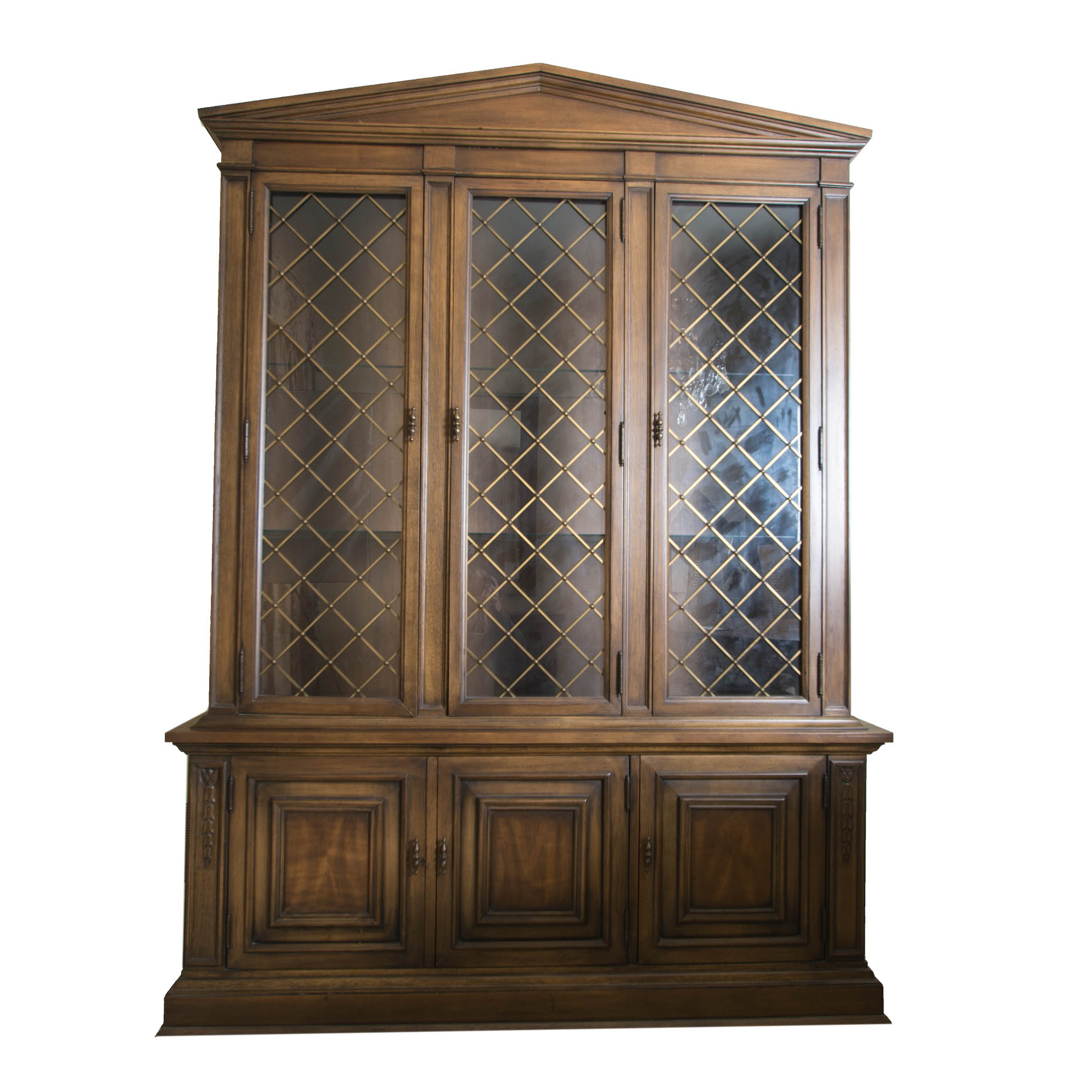 Drexel Heritage Walnut China Cabinet
