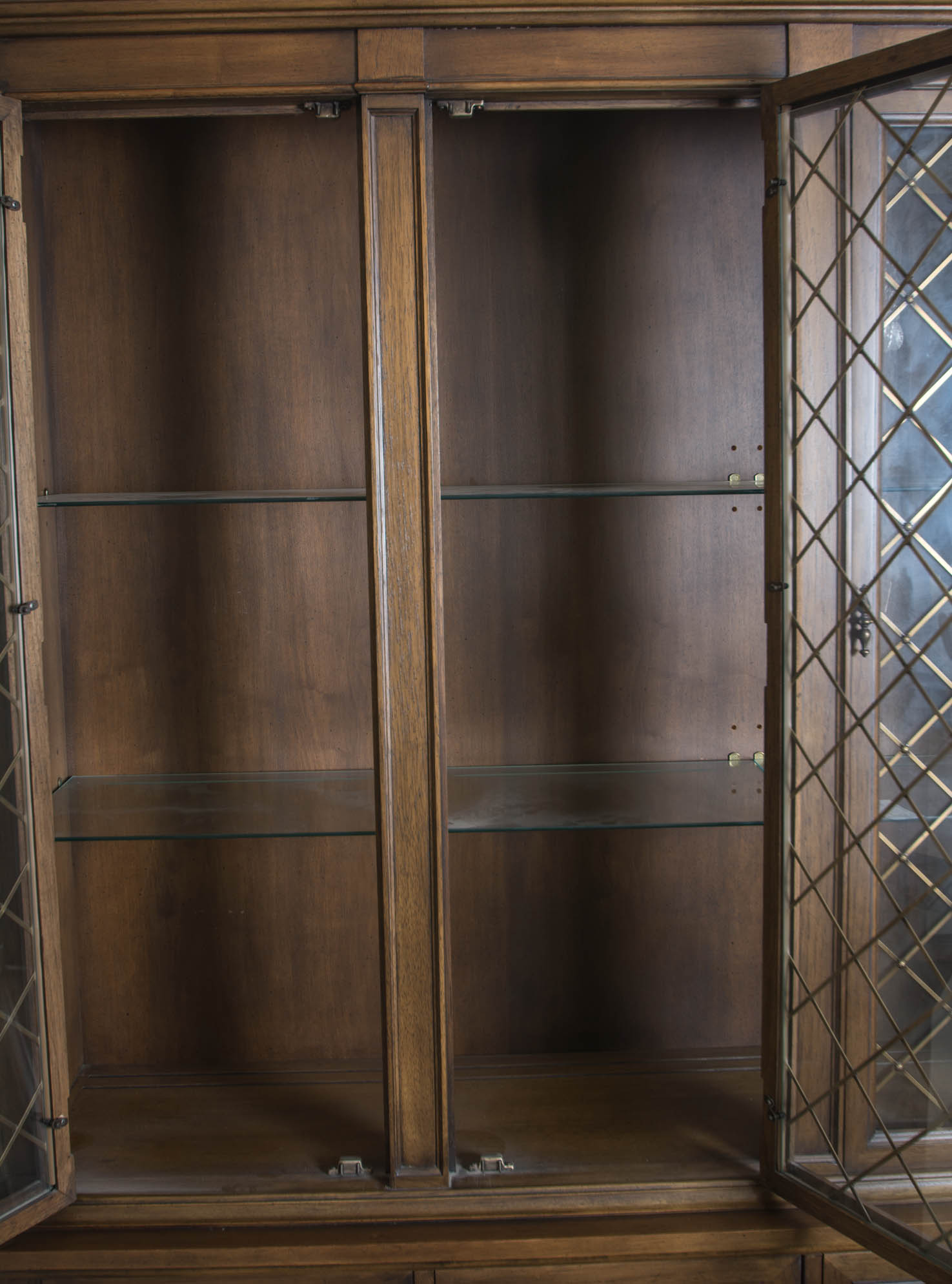 Drexel Heritage Walnut China Cabinet