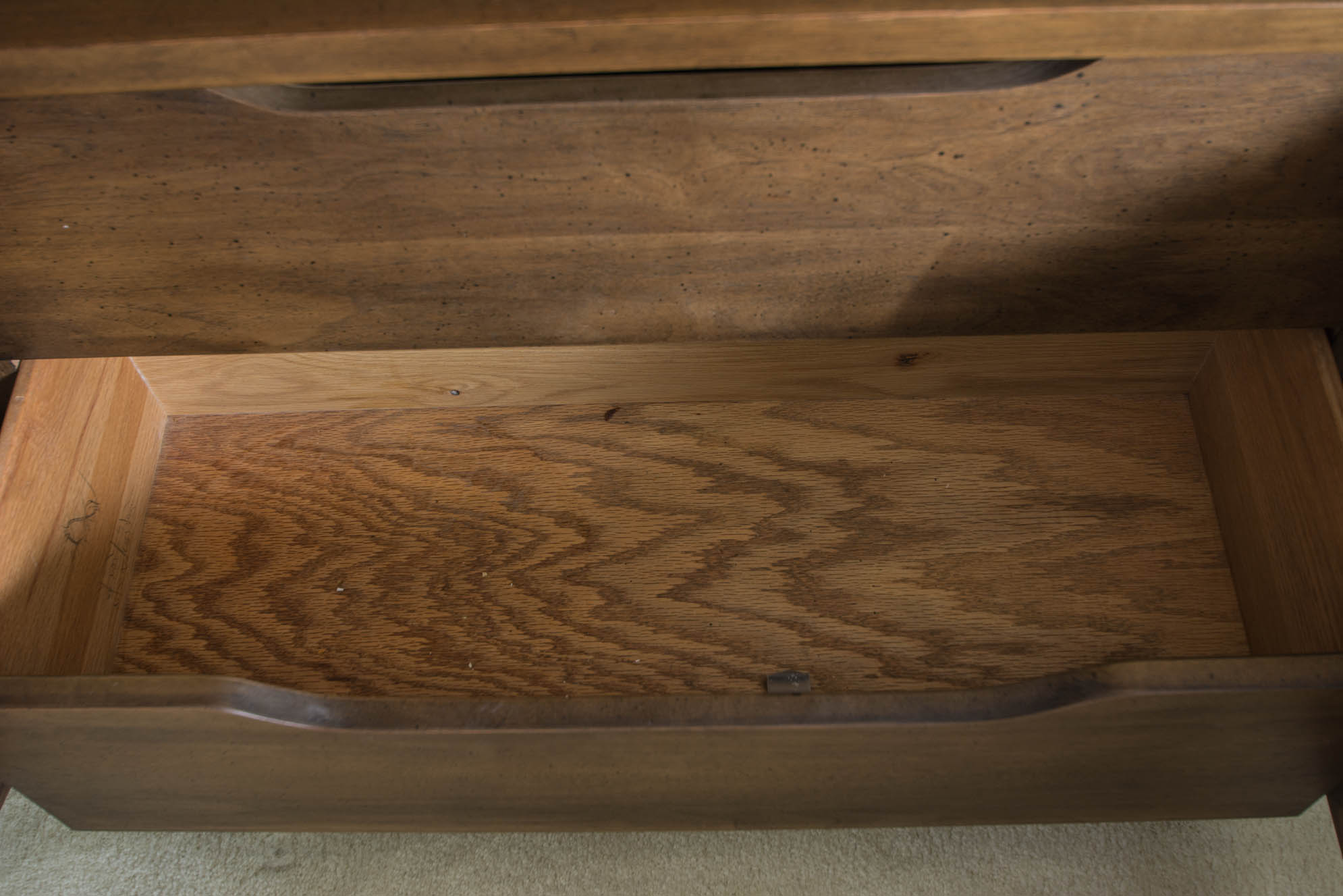 Drexel Heritage Walnut China Cabinet