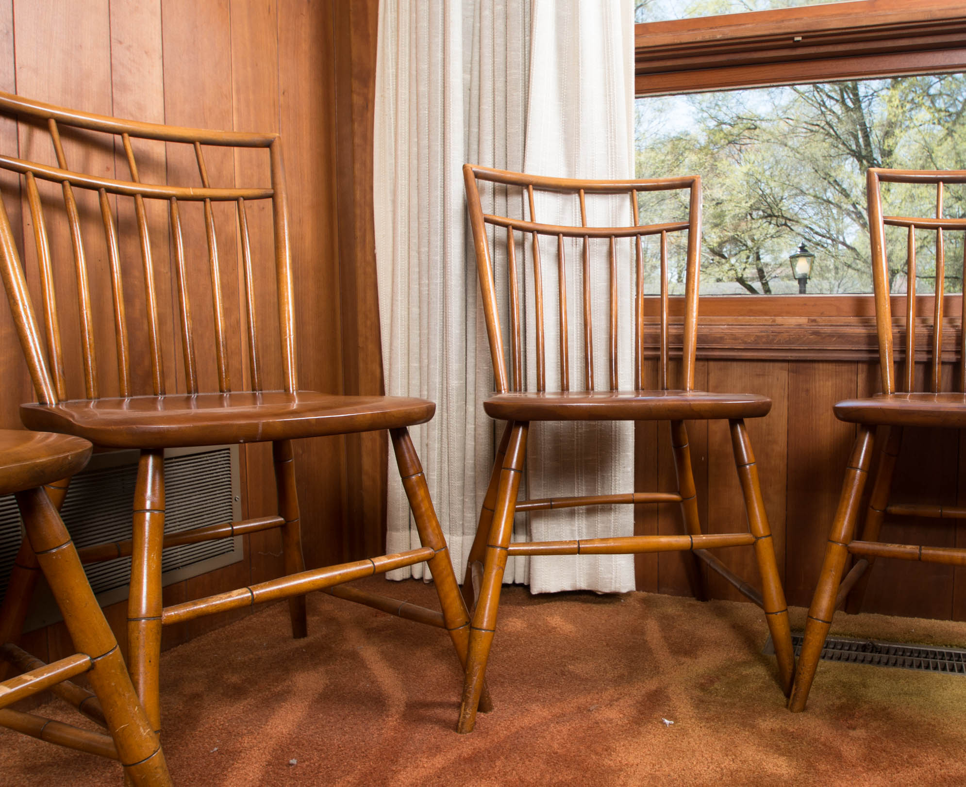 Quartet of Vintage Chairs by Curtis Products