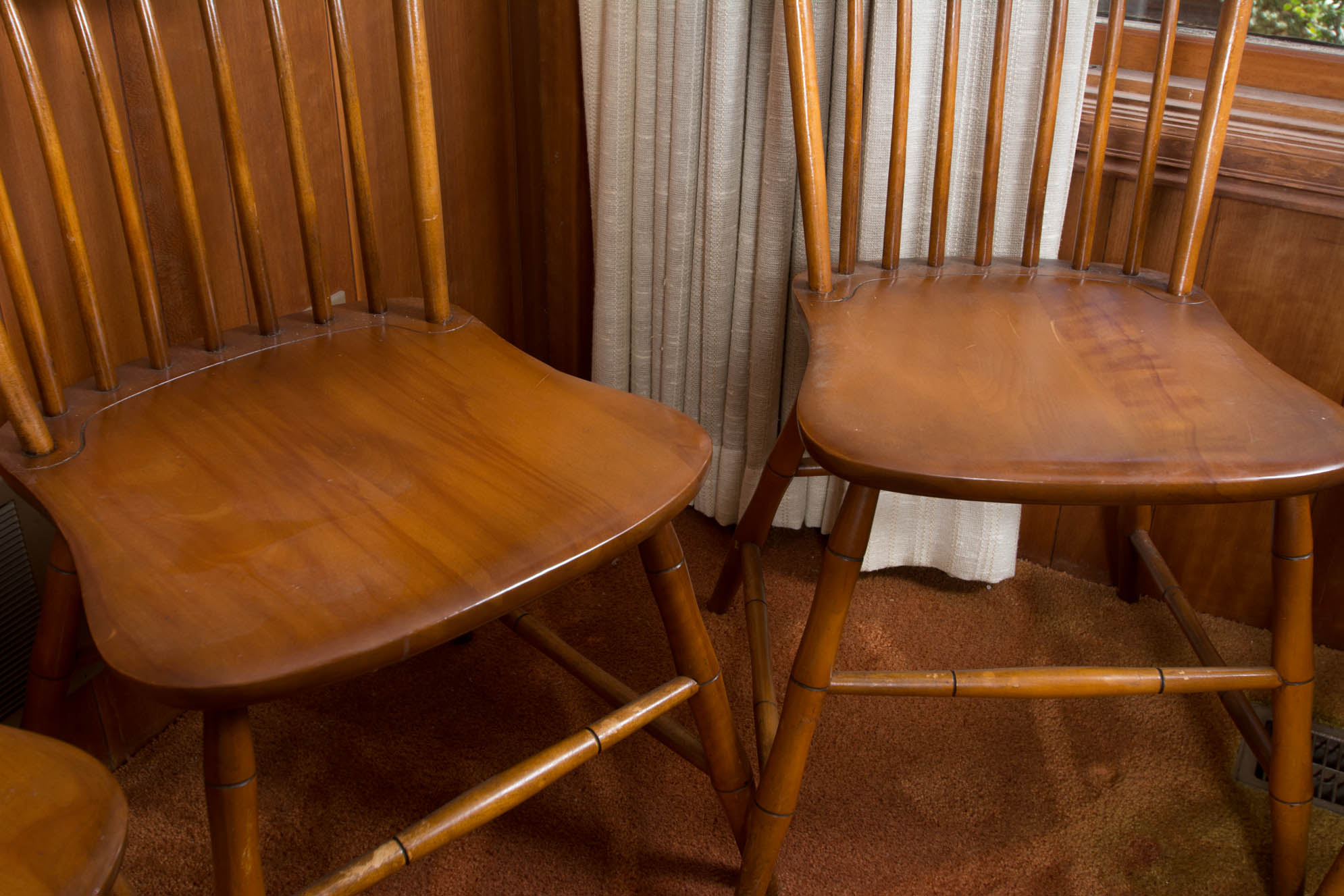 Quartet of Vintage Chairs by Curtis Products