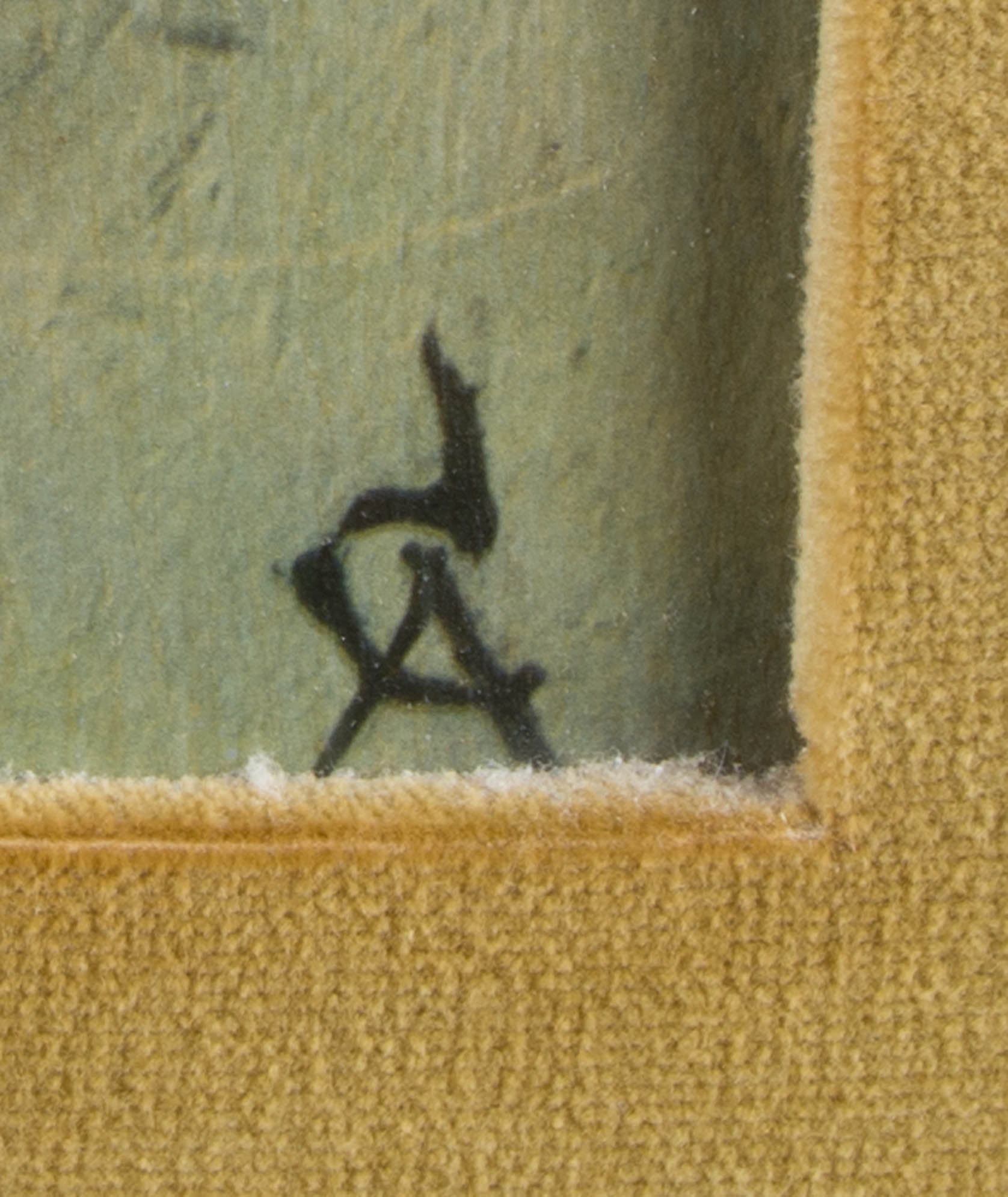 Rolf Cavael Modern Floral Giclee on Board