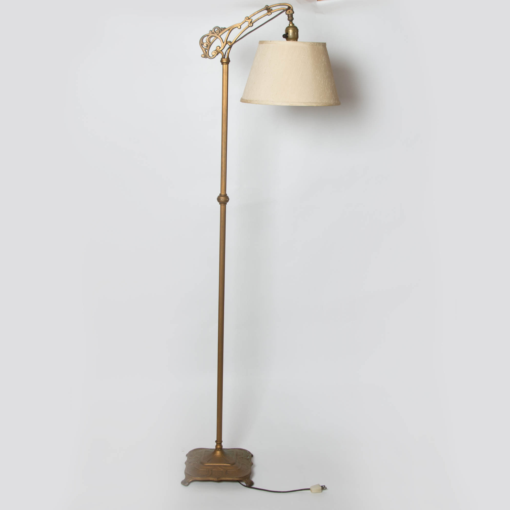 Vintage Brass Floor Lamp