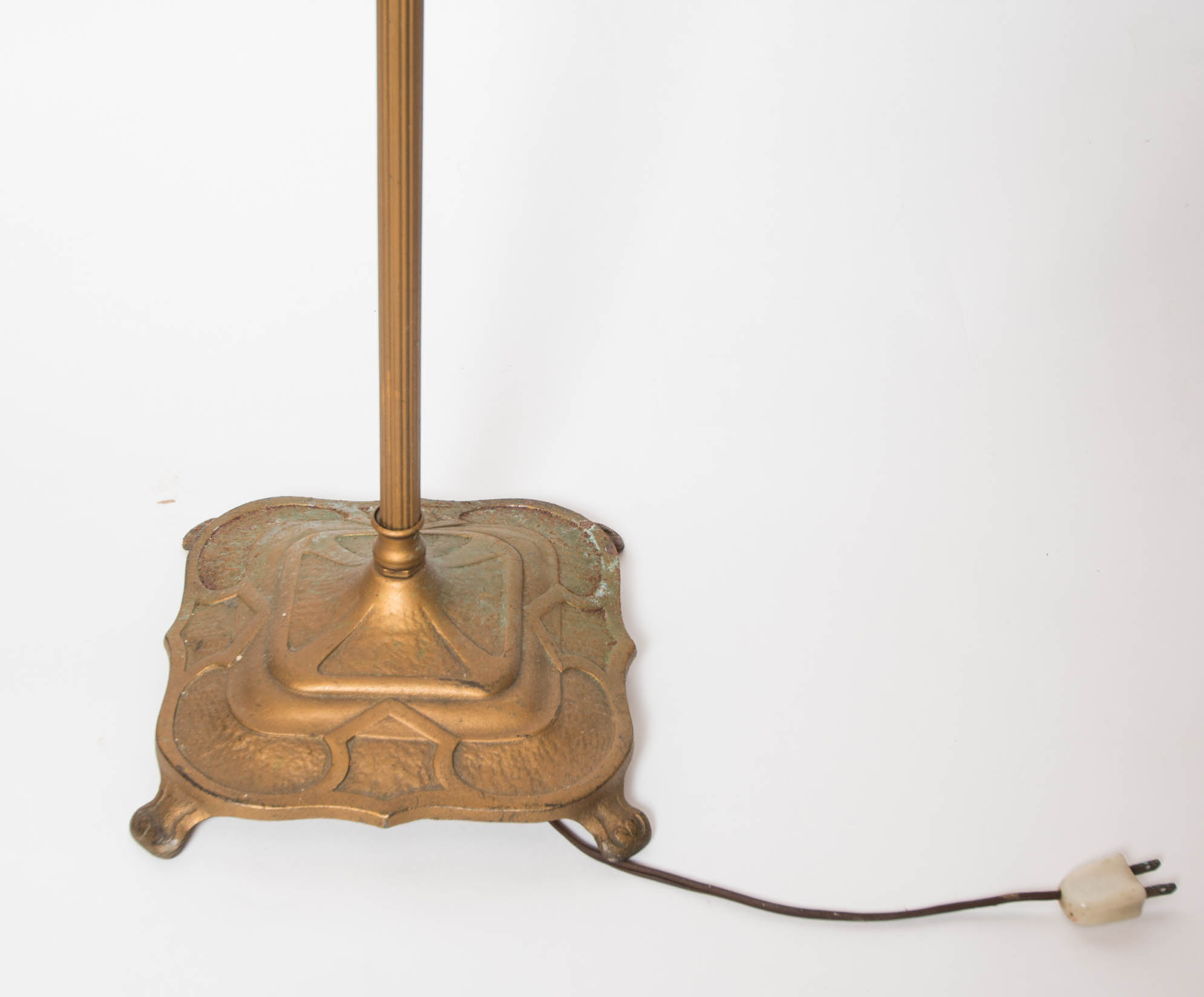 Vintage Brass Floor Lamp