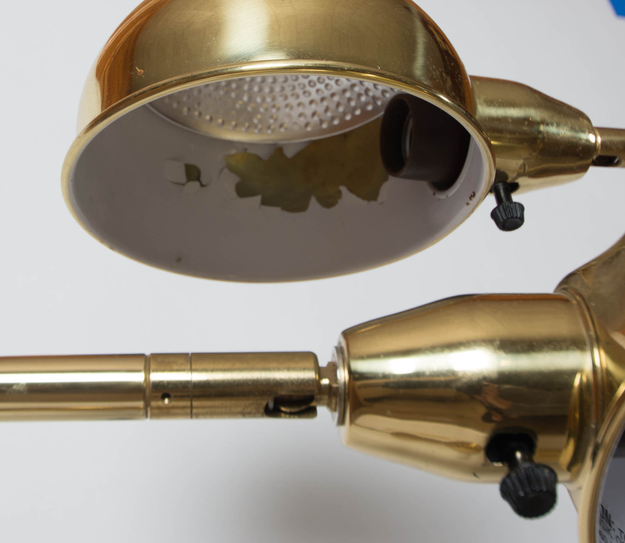 Pair of Brass Finish Floor Lamps