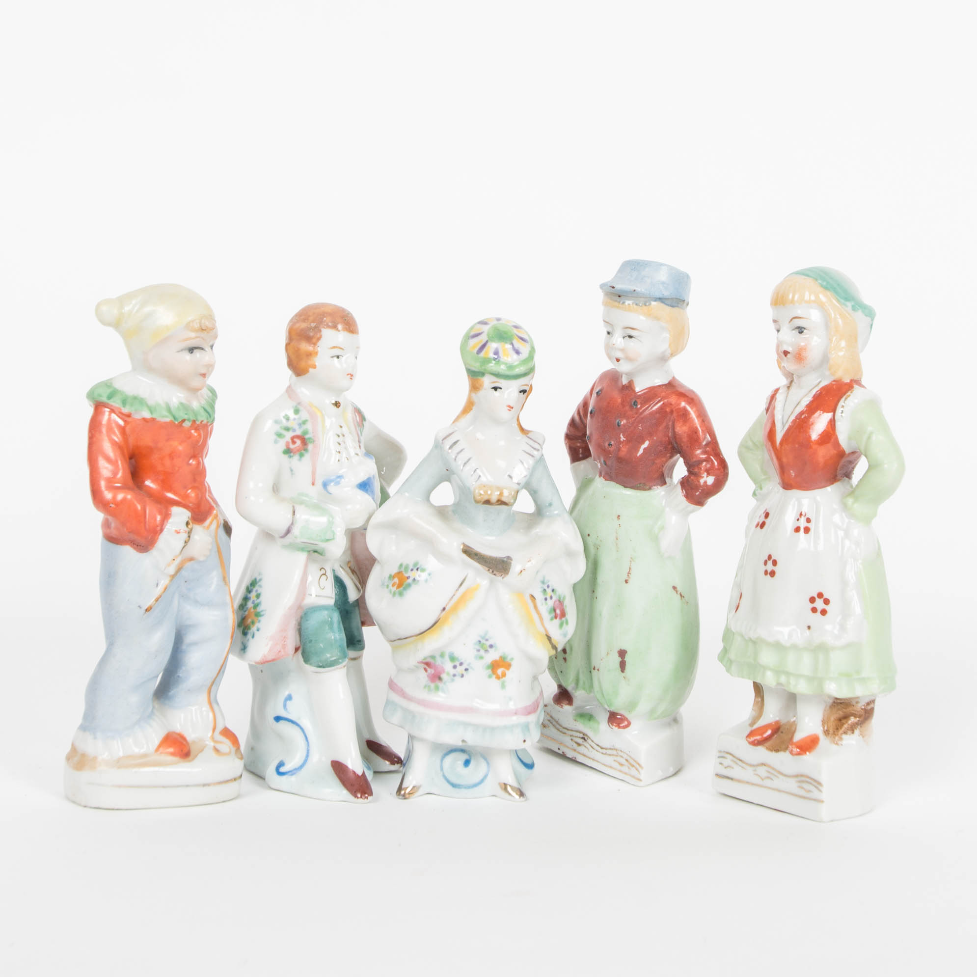 Quintet of Occupied Japan Figurines