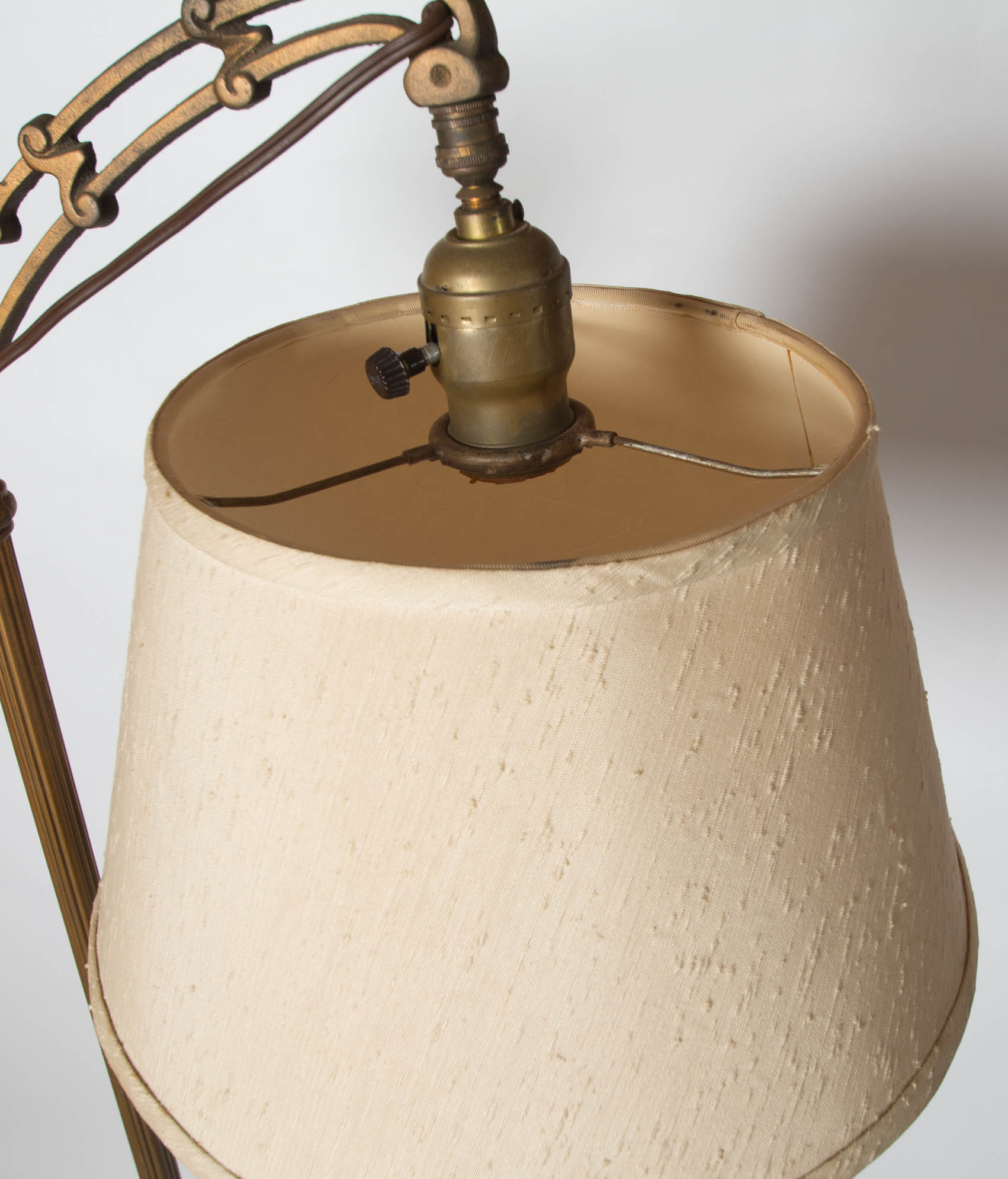 Vintage Brass Floor Lamp