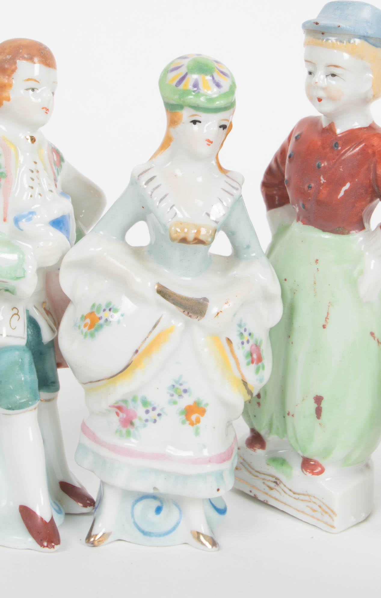 Quintet of Occupied Japan Figurines