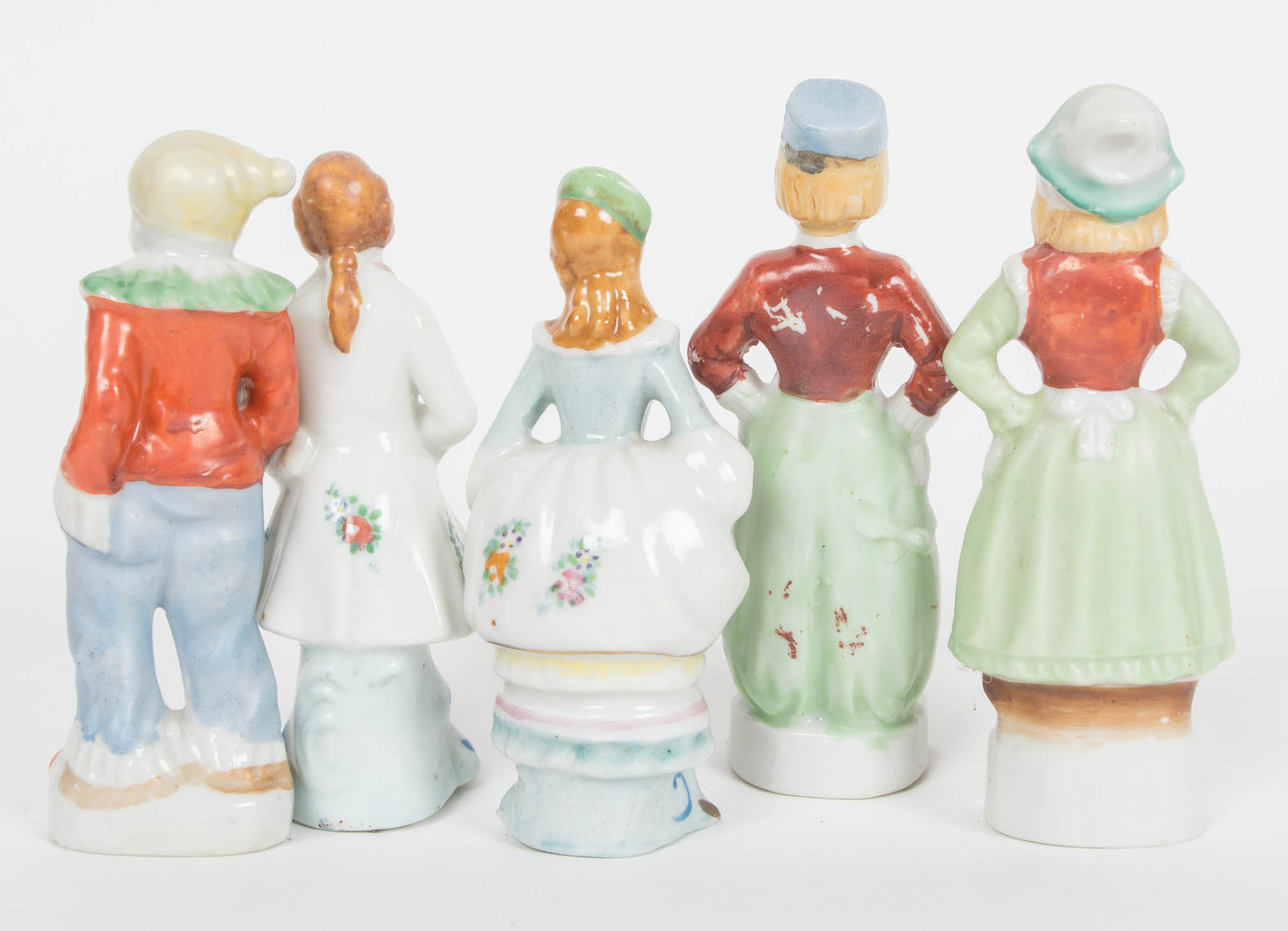 Quintet of Occupied Japan Figurines