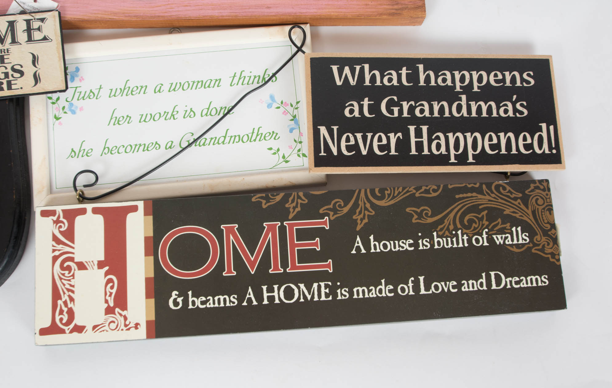 Set of Six Whimsical Signs
