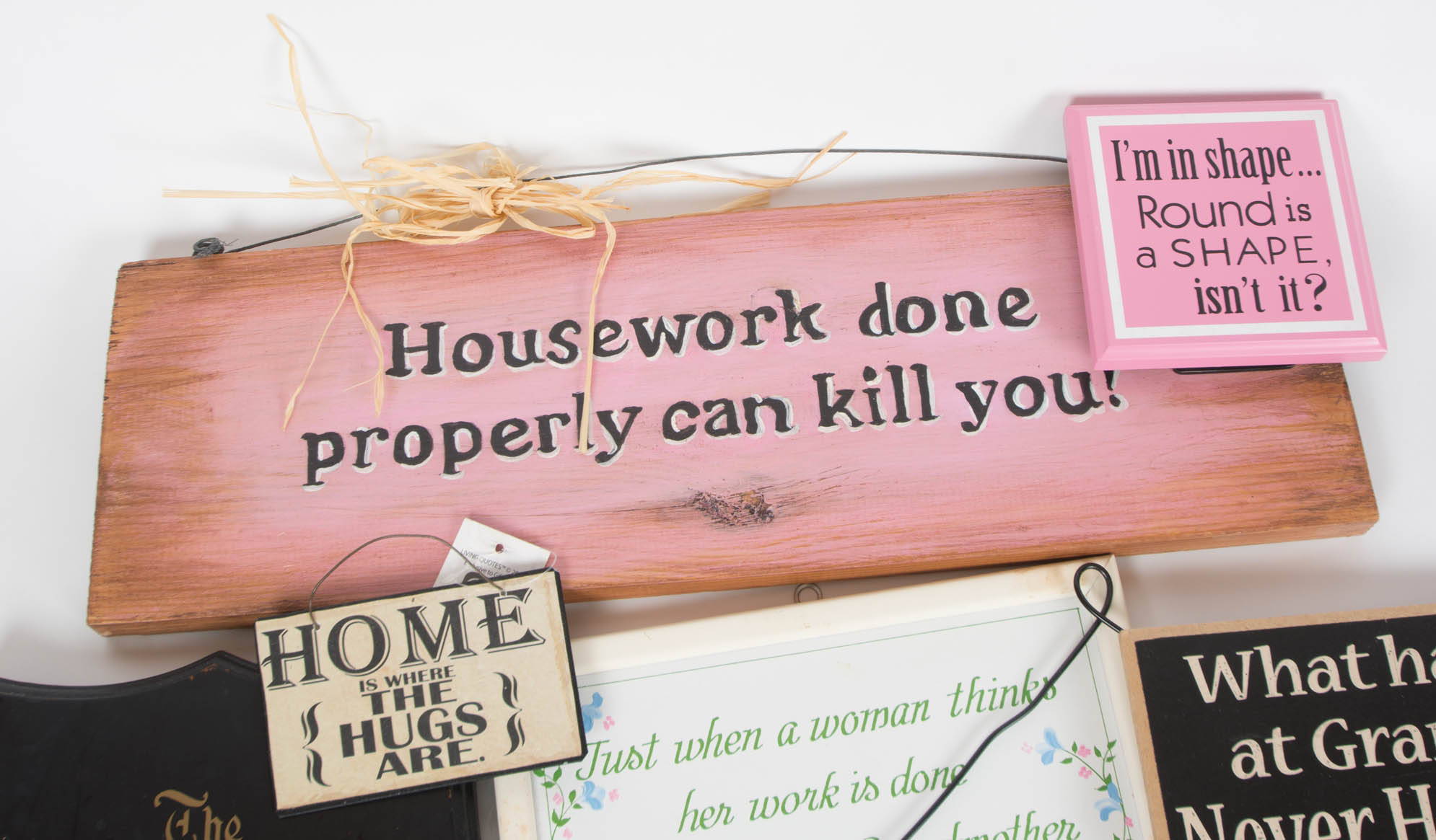 Set of Six Whimsical Signs