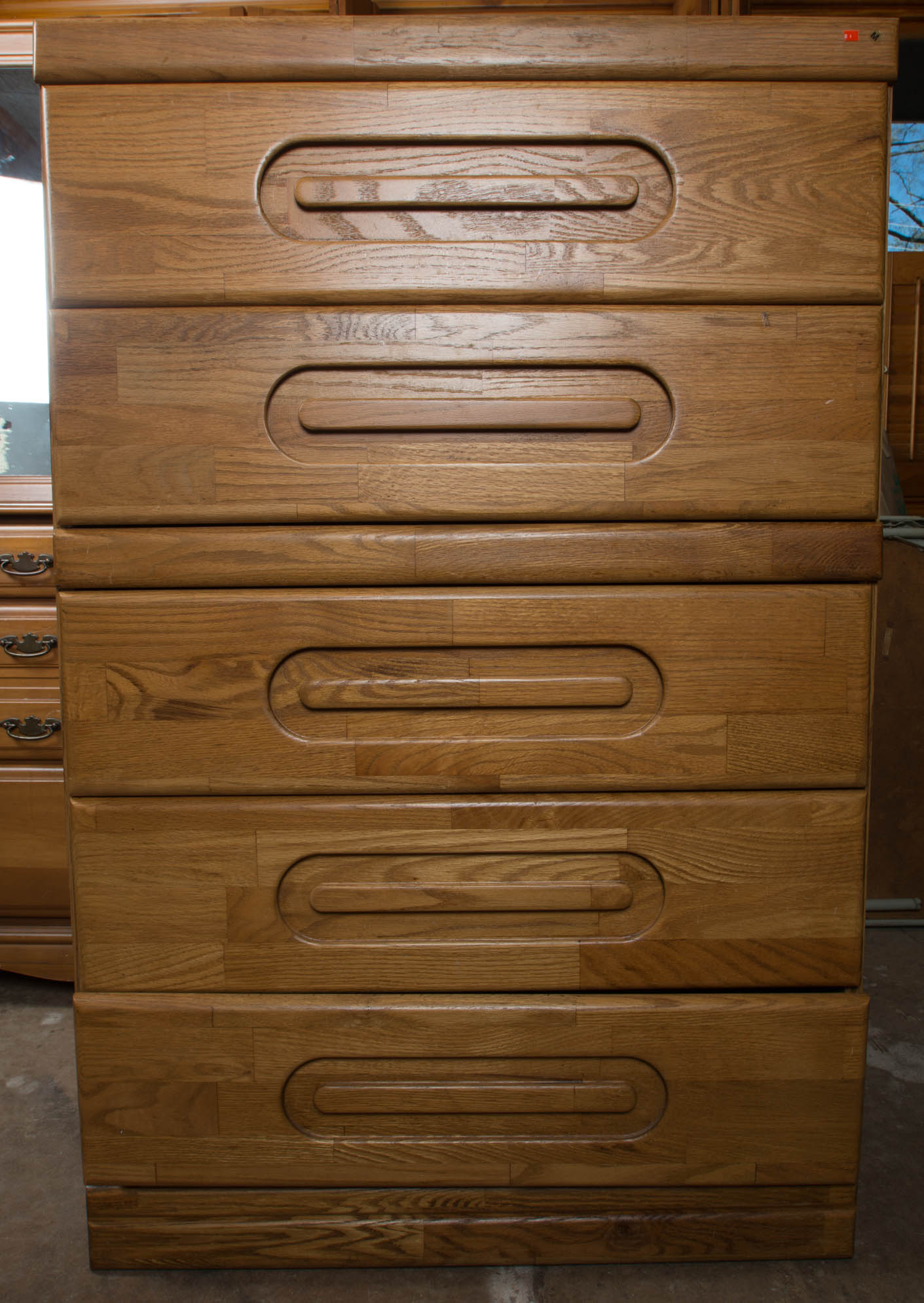 Orman Grubb Company Five Drawer Chest