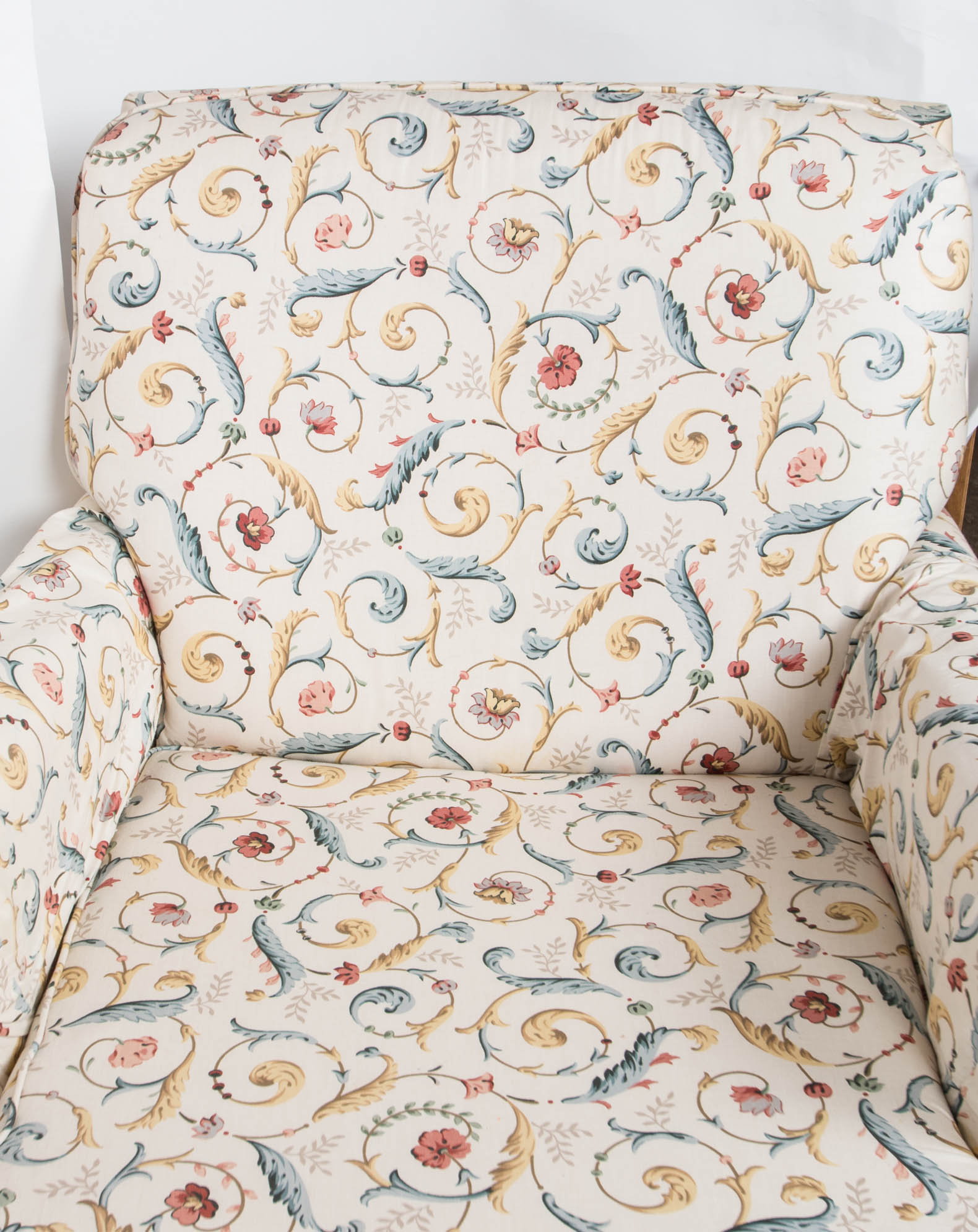 Floral Chaise Lounge Chair