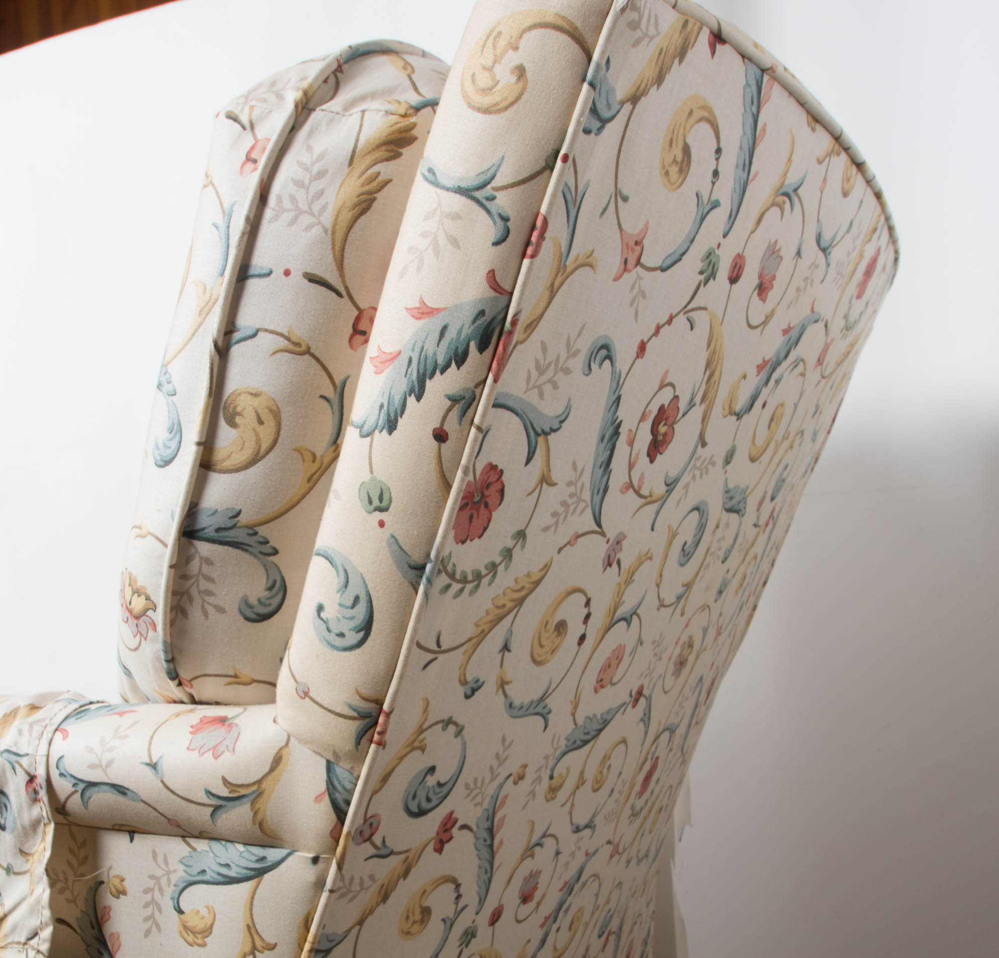 Floral Chaise Lounge Chair