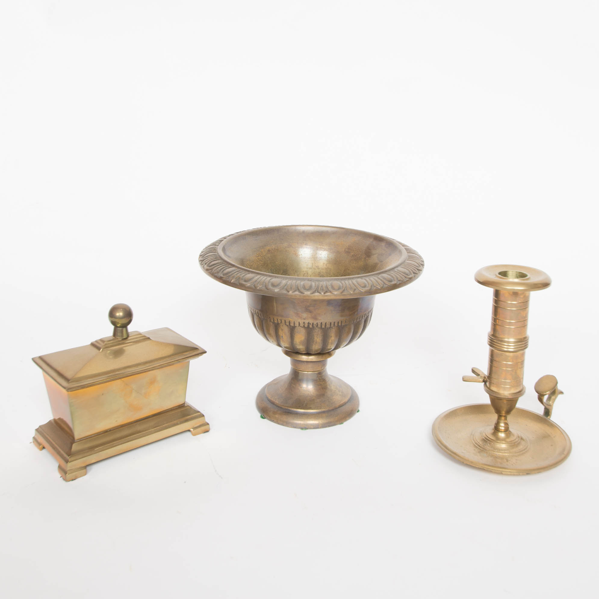 Trio of  Brass Decor