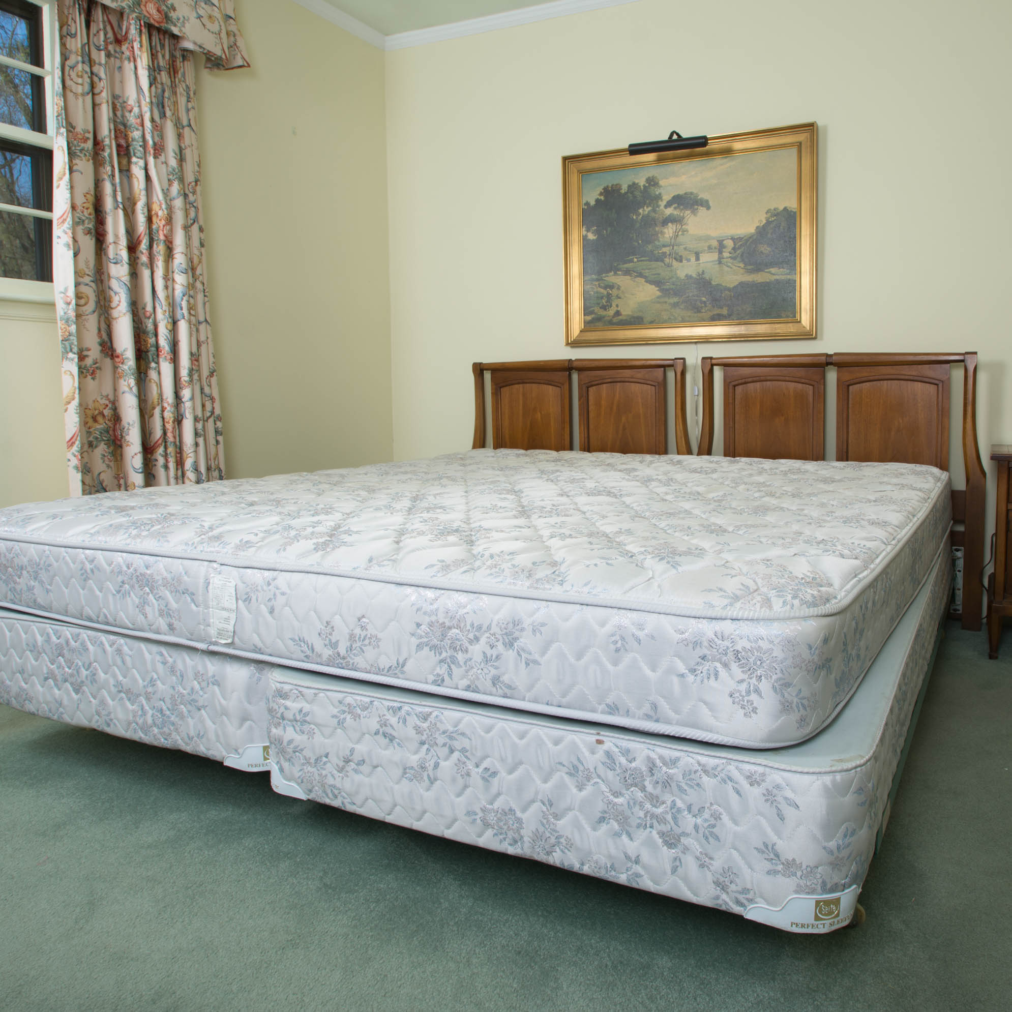 White Fine Furniture King Size Headboard