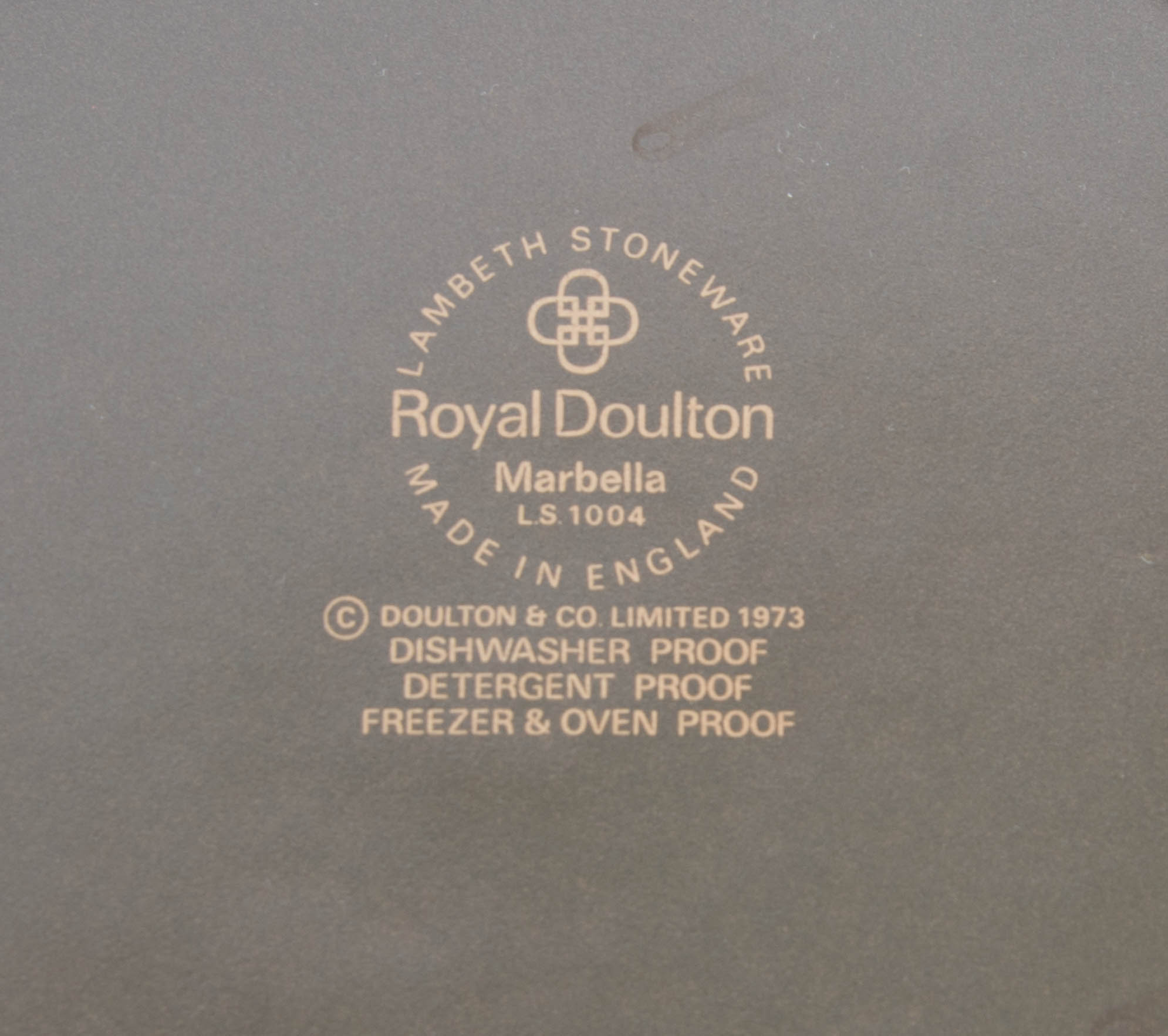 Collection of Royal Doulton Lambethware in the Marbella Pattern