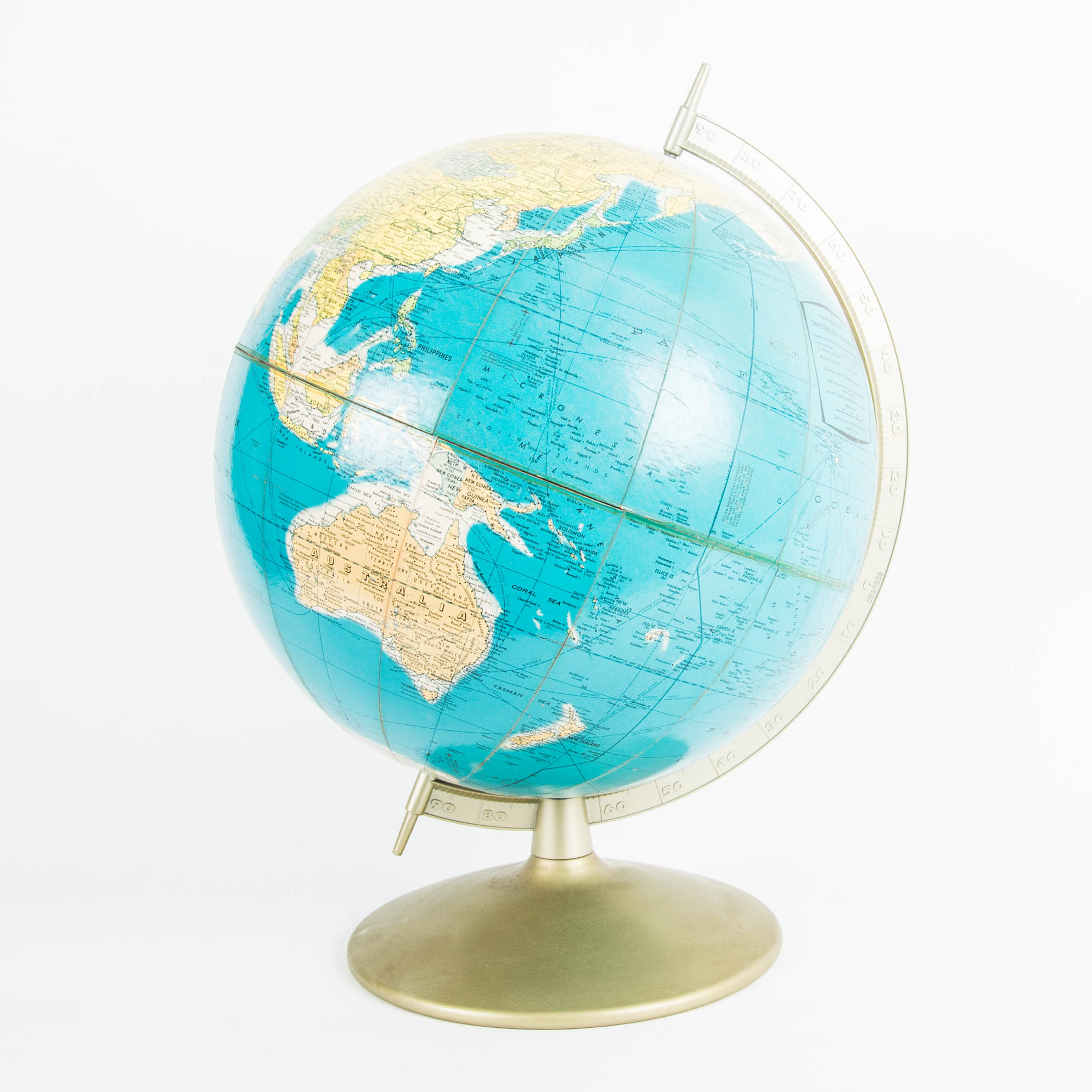 Vintage Rand-McNally World Globe
